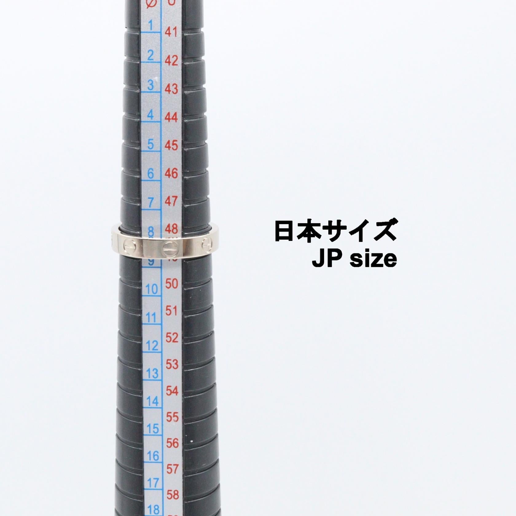 カルティエ ミニラブリング Au750 リング 8号