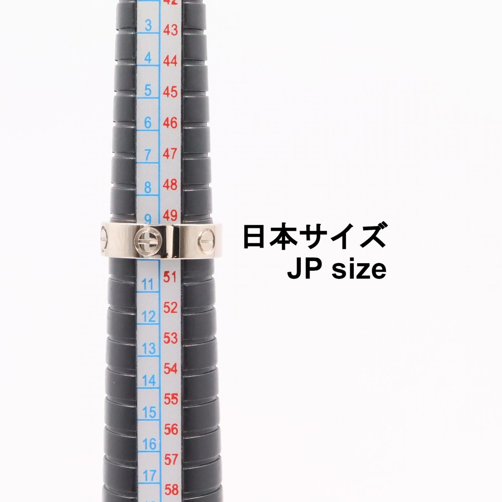 カルティエ ラブ Au750ホワイトゴールド リング 50号