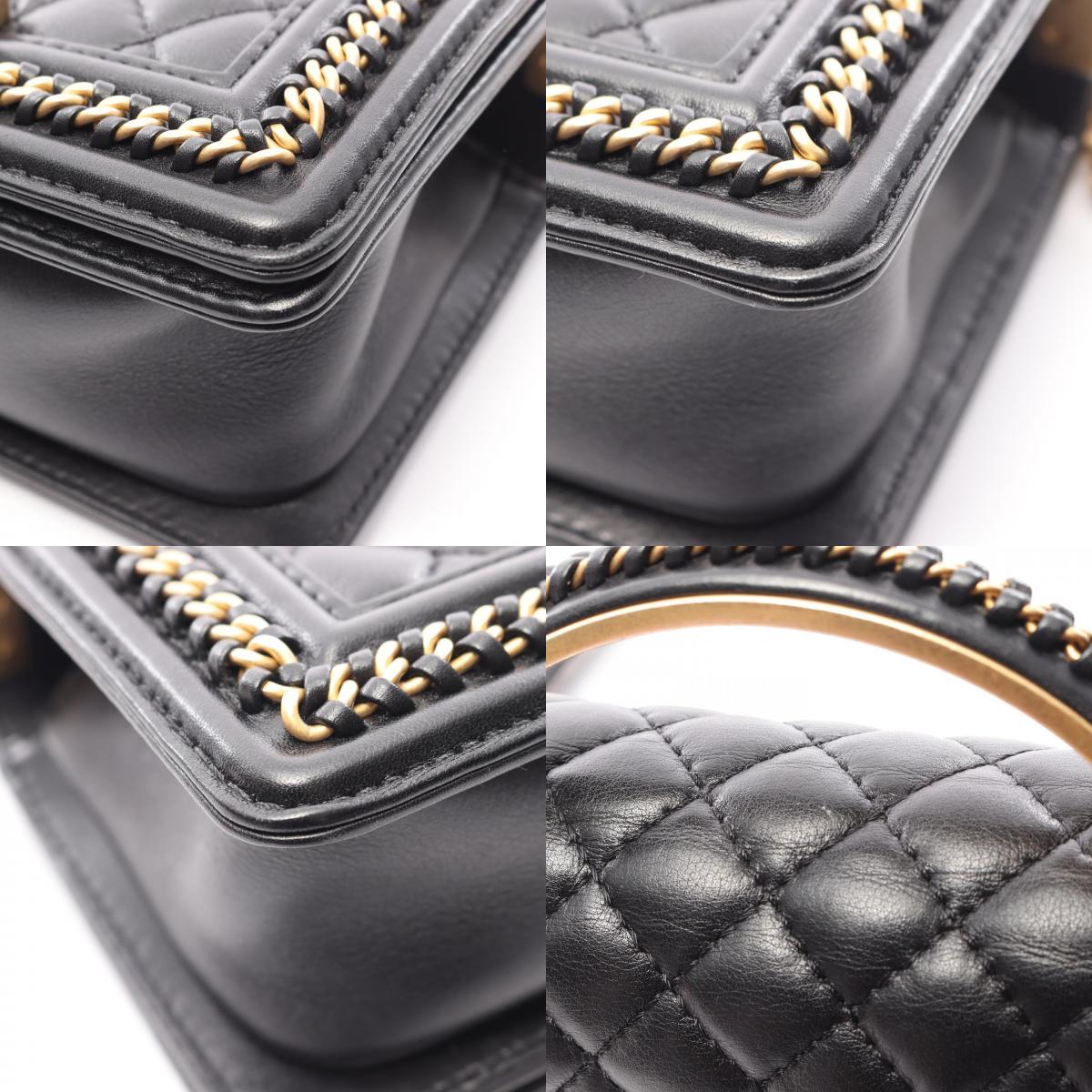 シャネル ボーイシャネル レザー2WAYショルダーバッグ