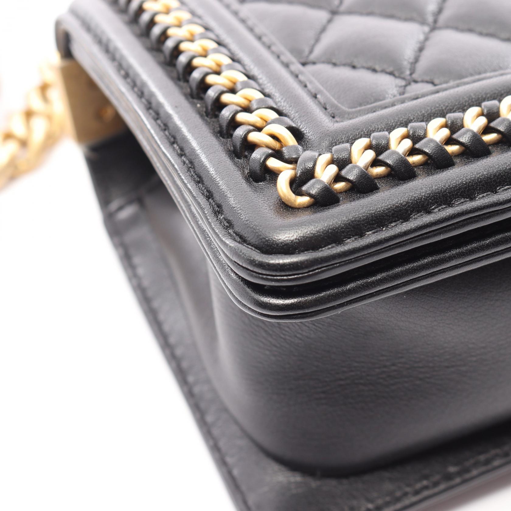シャネル ボーイシャネル レザー2WAYショルダーバッグ