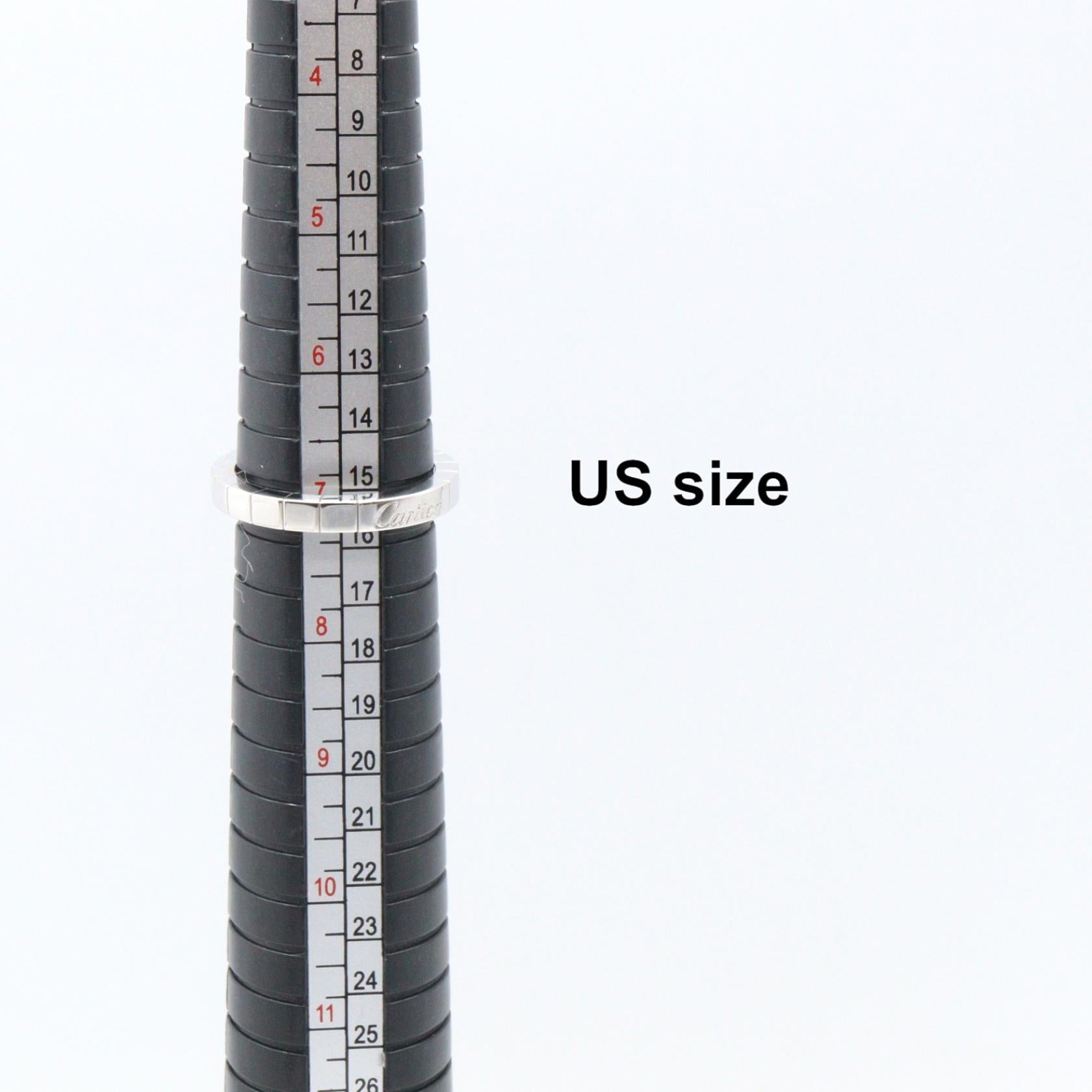 カルティエ ラニエール Au750ホワイトゴールド リング 55号