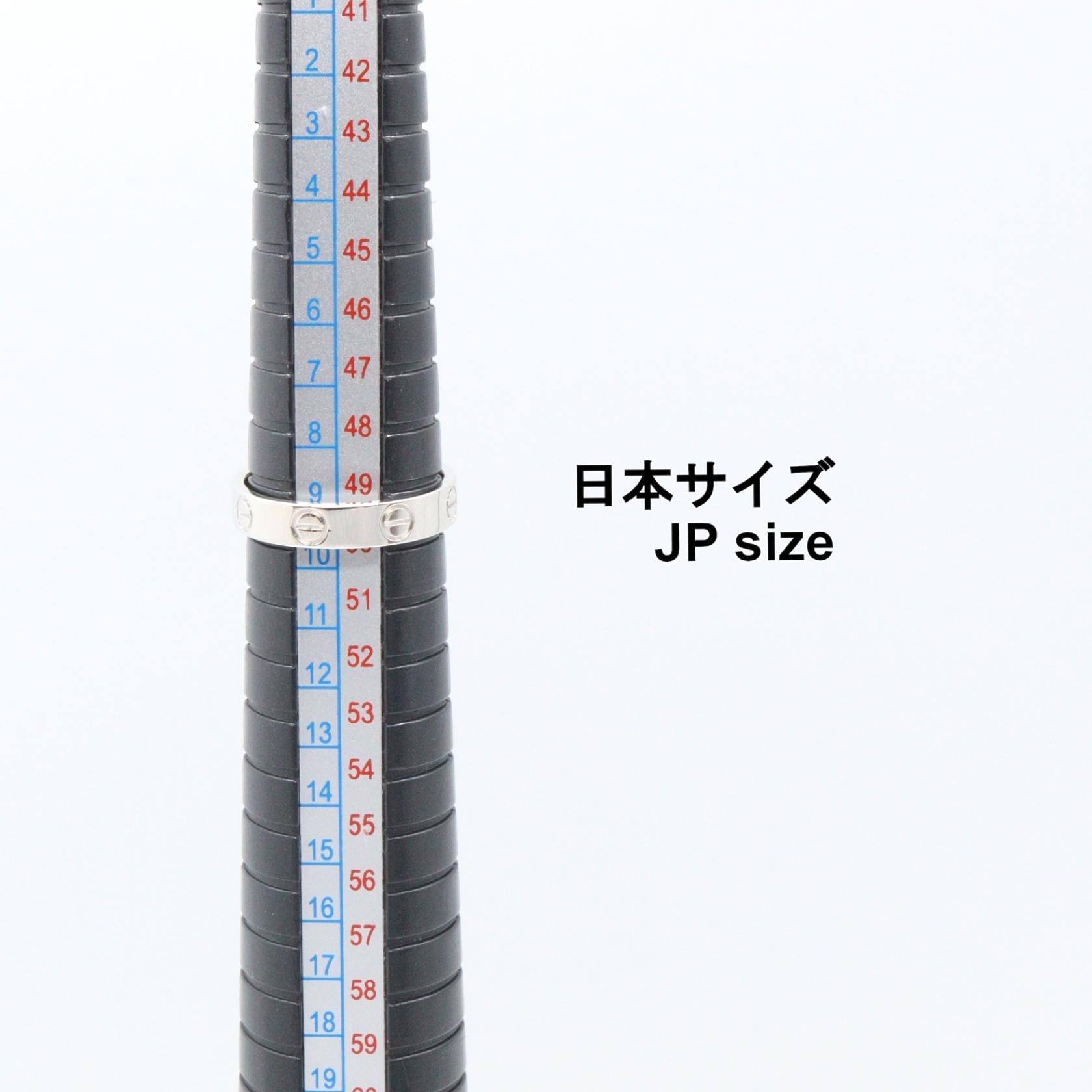 カルティエ ラブ Au750ホワイトゴールド リング 9号