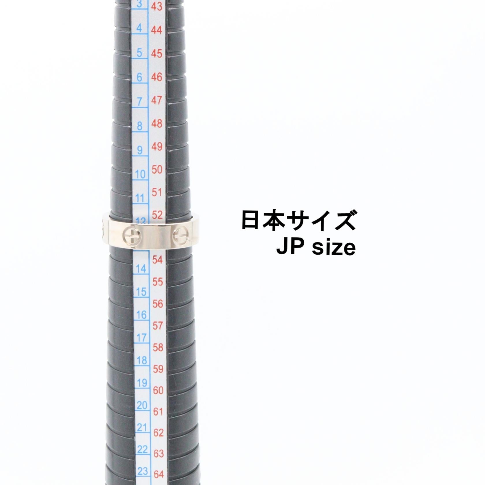 カルティエ ラブ Au750ホワイトゴールド リング 54号
