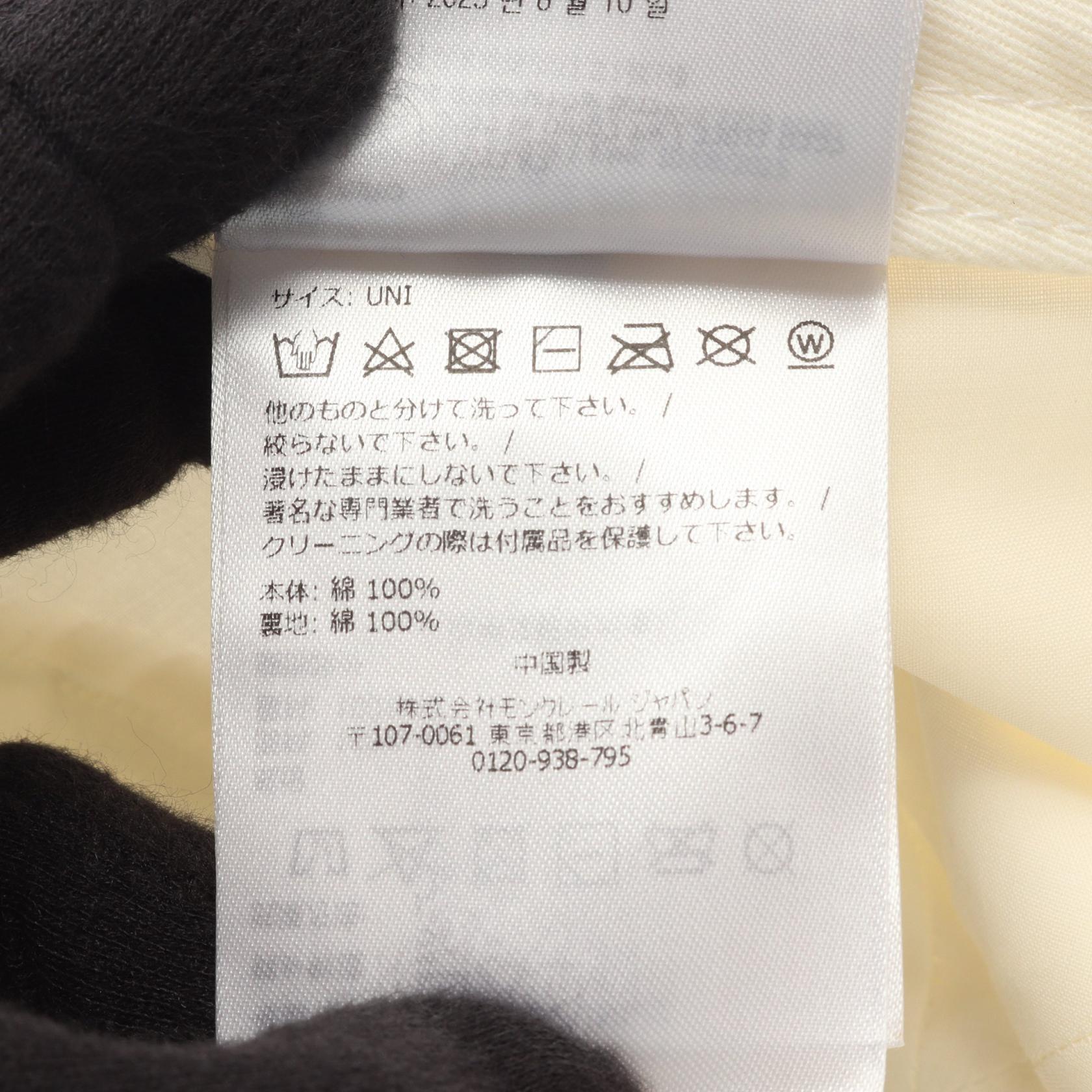 モンクレール コットンベースボールキャップ