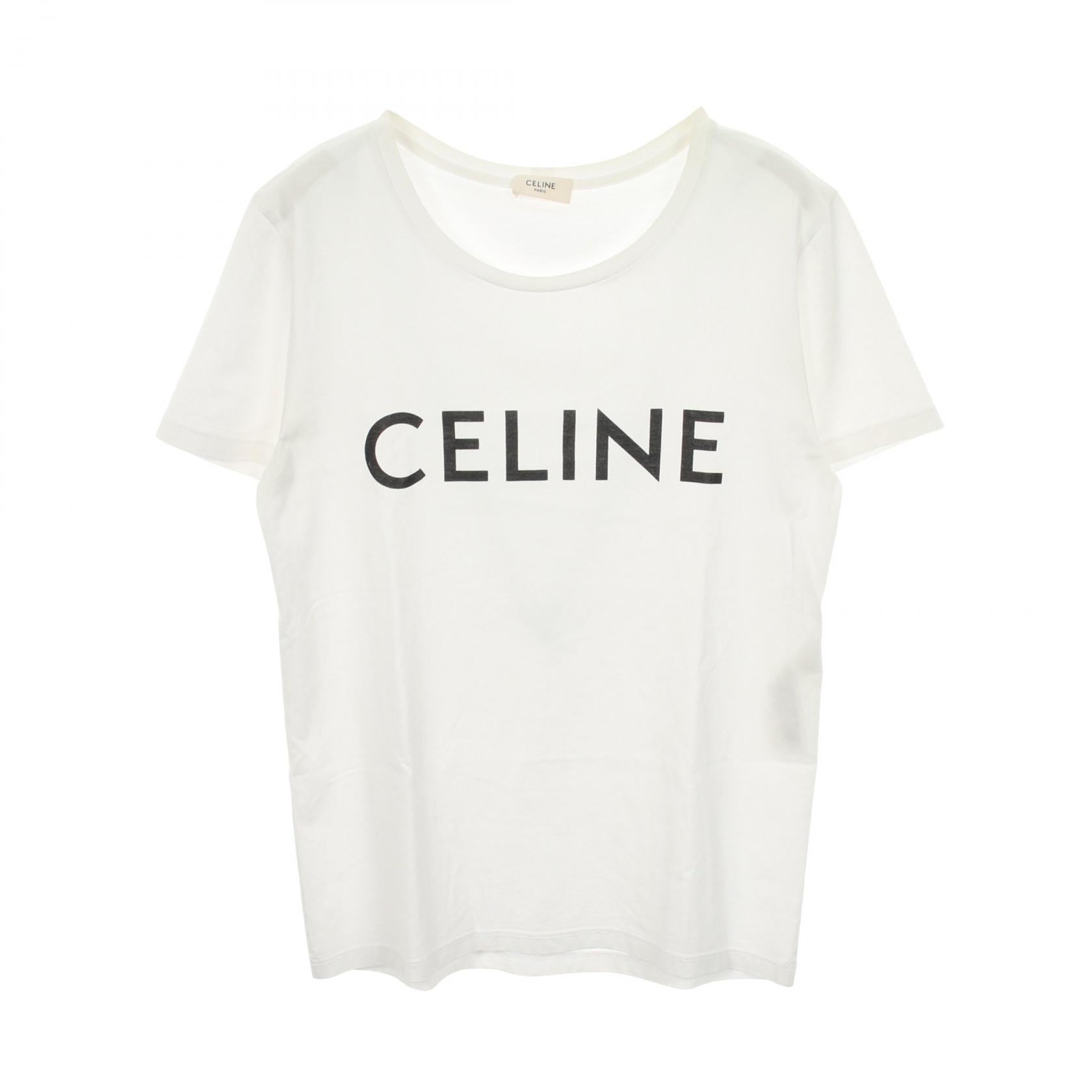 セリーヌ コットン半袖Tシャツ