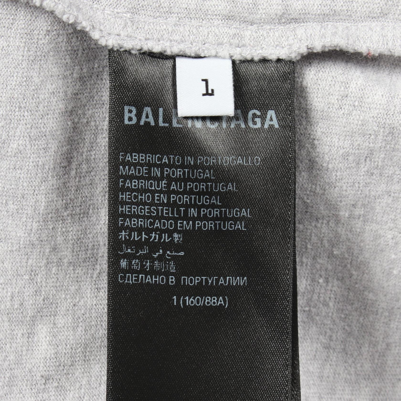 バレンシアガ Be Kind Tee コットン長袖トップス