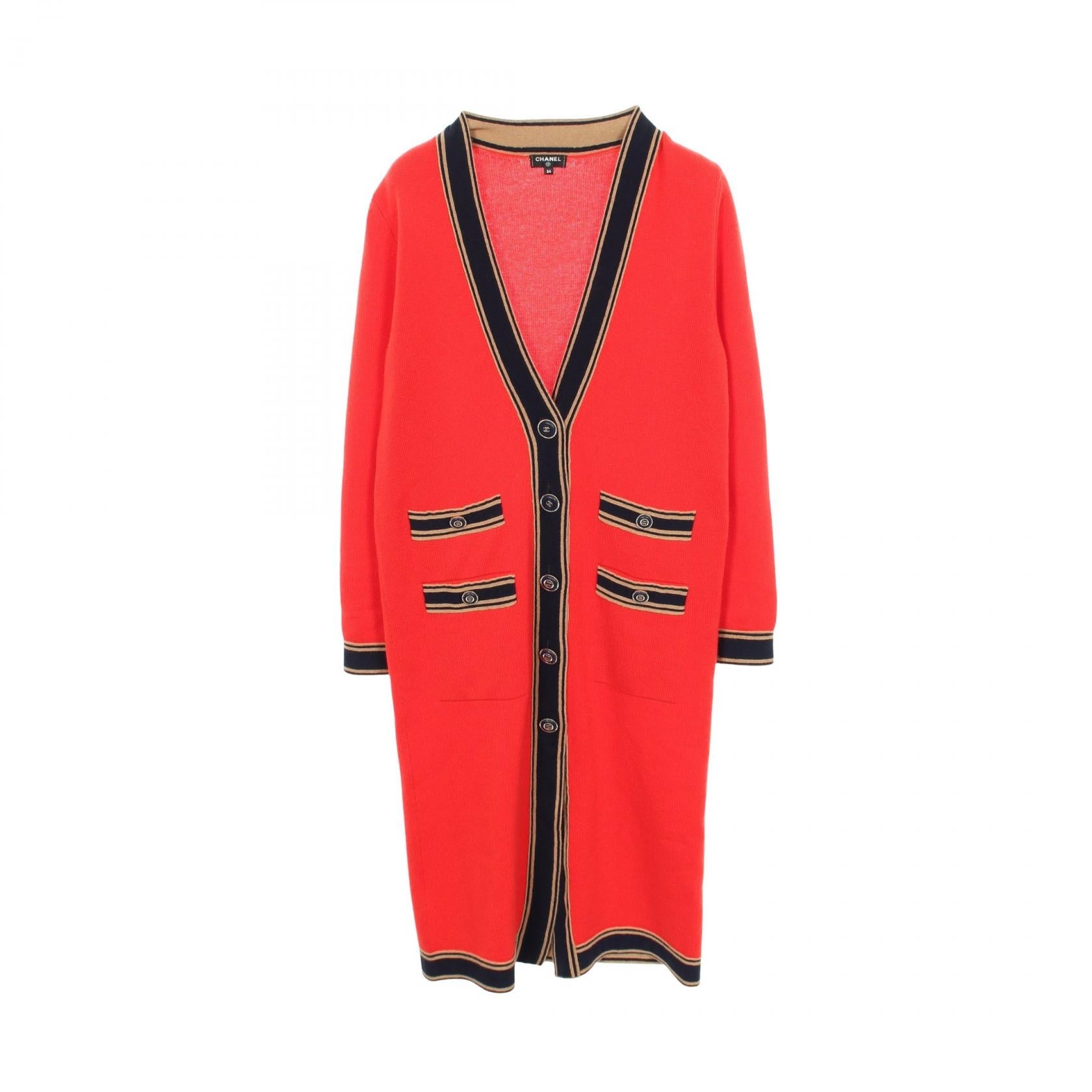 シャネル カシミヤロングカーディガン