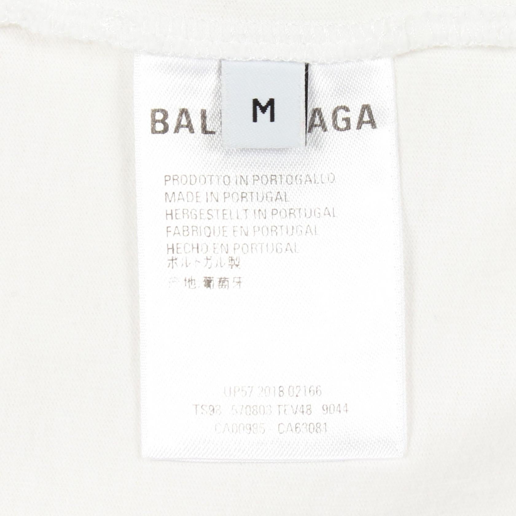 バレンシアガ コットン 半袖Tシャツ