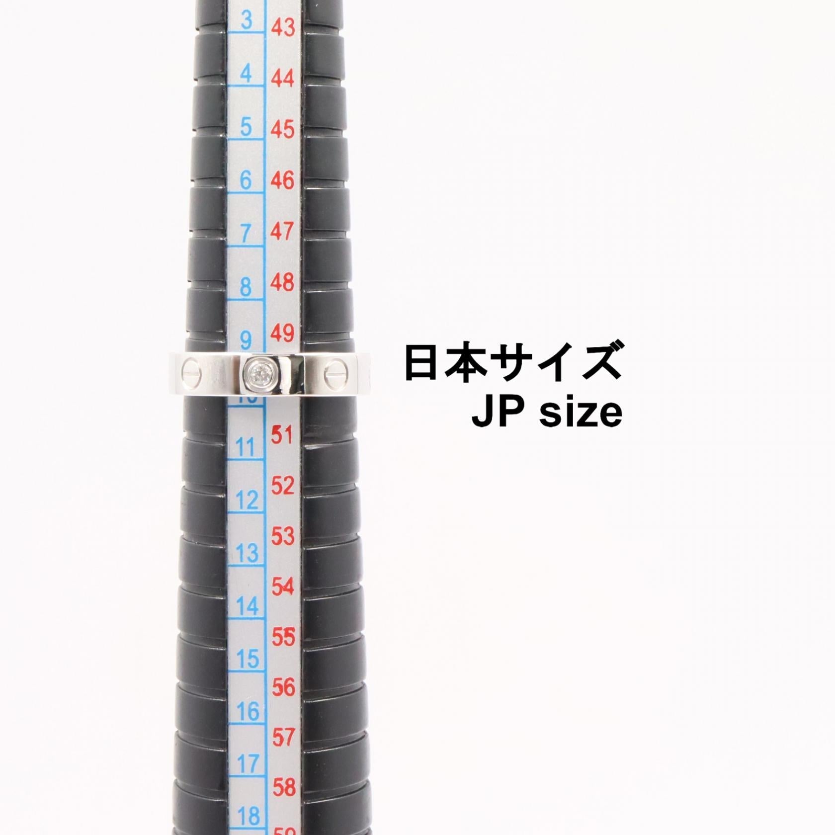 カルティエ ミニラブ Au750 ダイヤモンドリング 9.5号