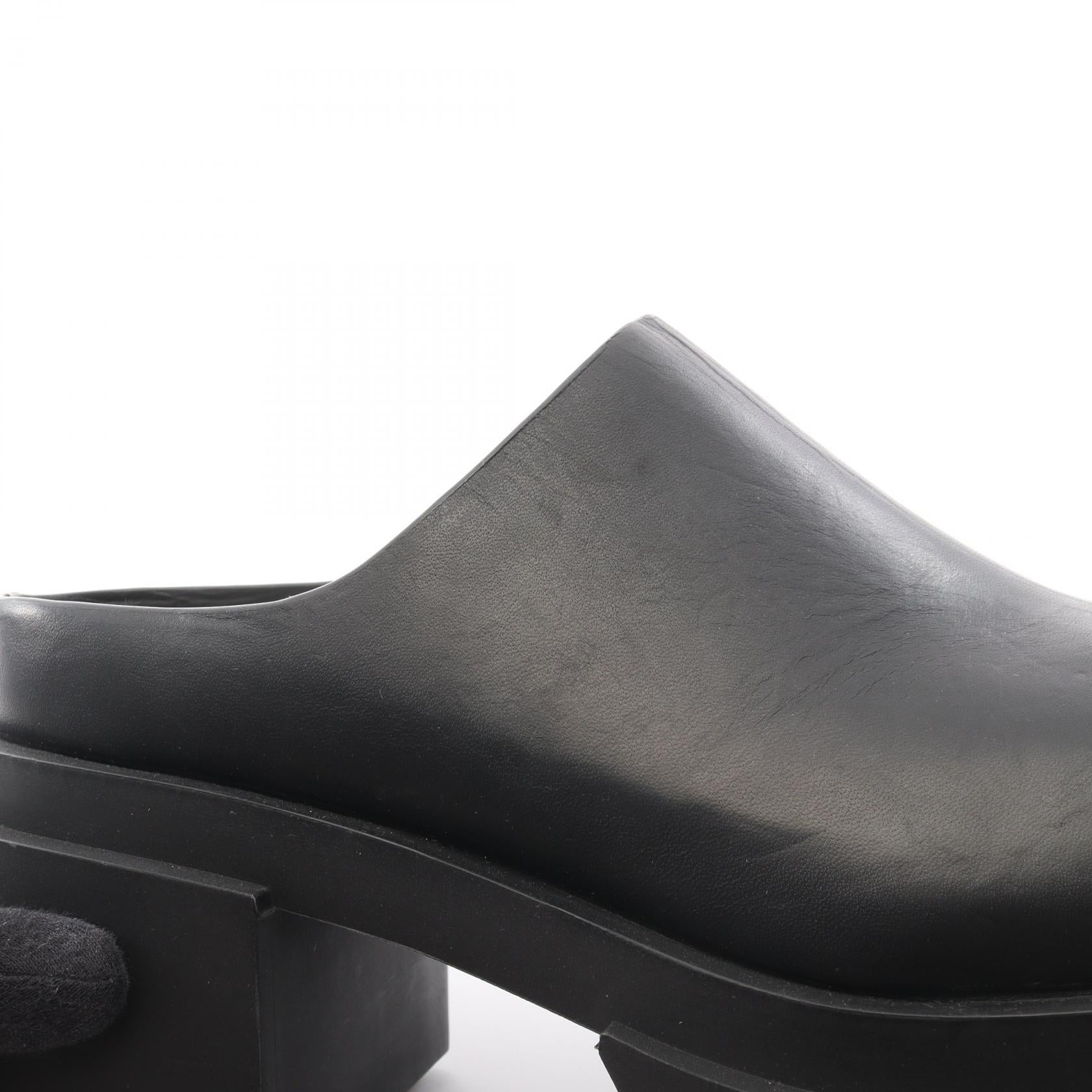 リックオウエンス BOGUN SLIDE レザーサボサンダル