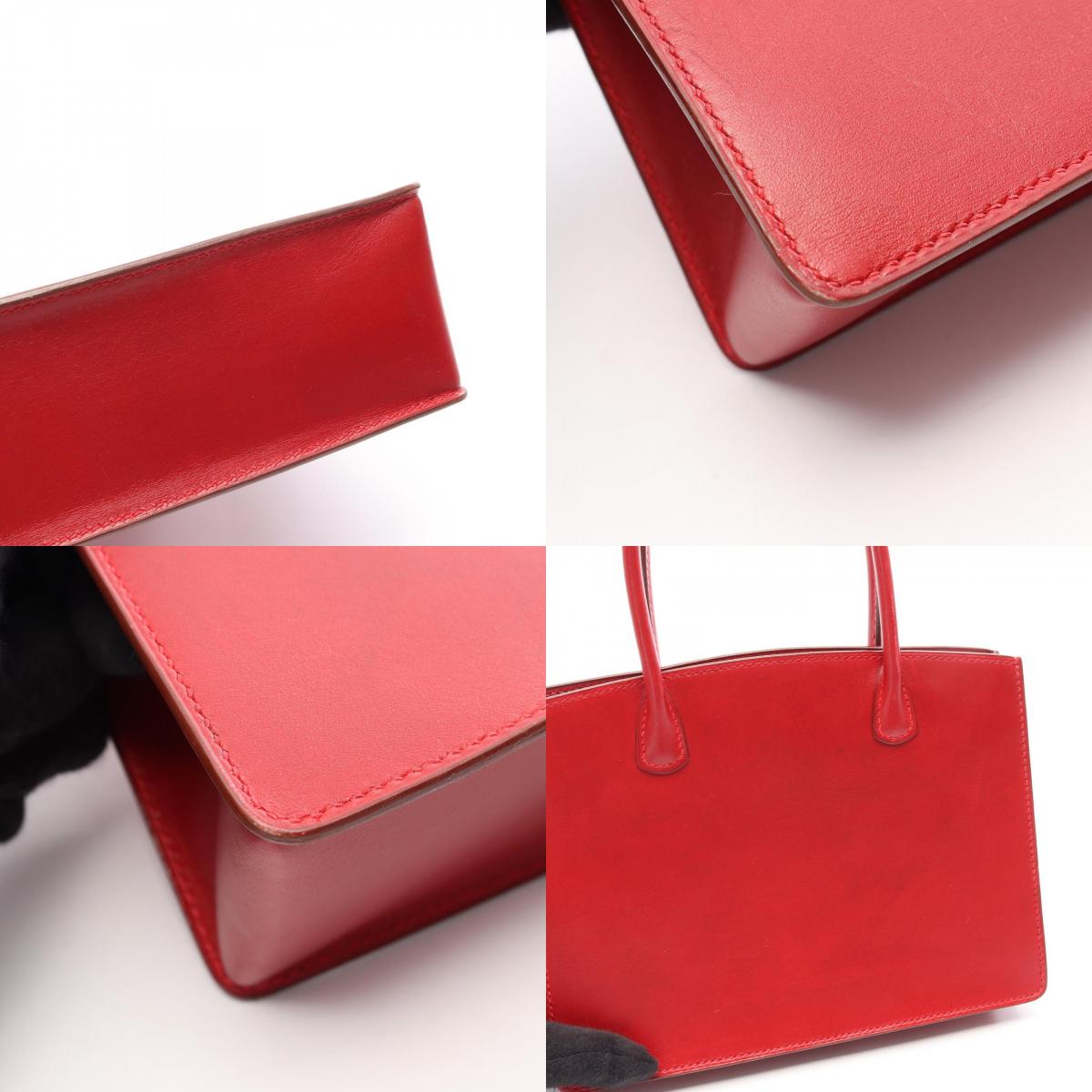 エルメス ホワイトバスTPM カーフ ハンドバッグ