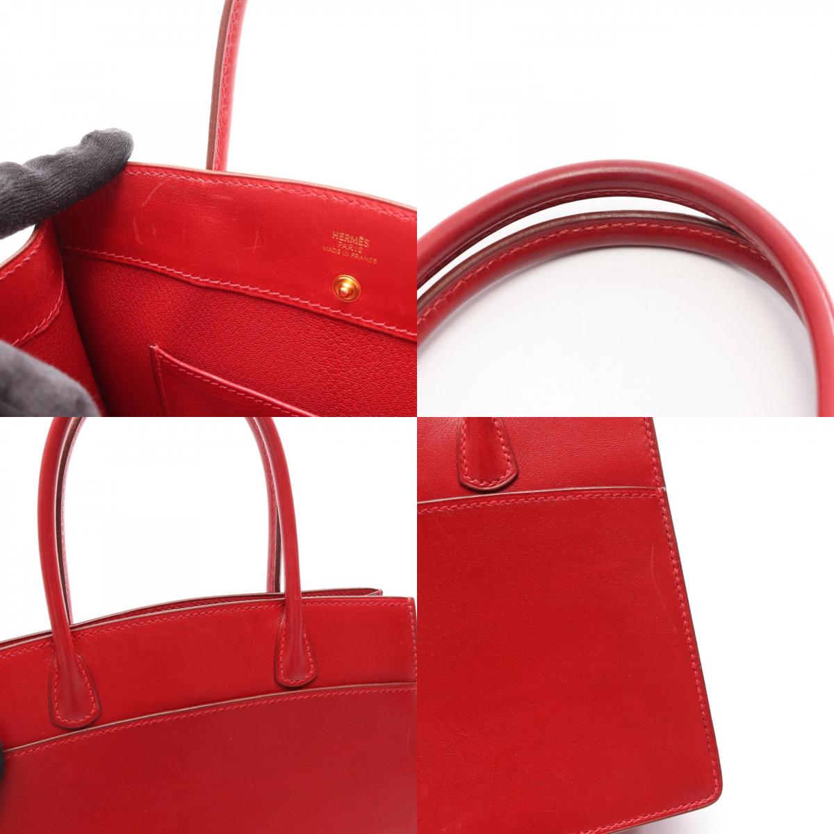 エルメス ホワイトバスTPM カーフ ハンドバッグ