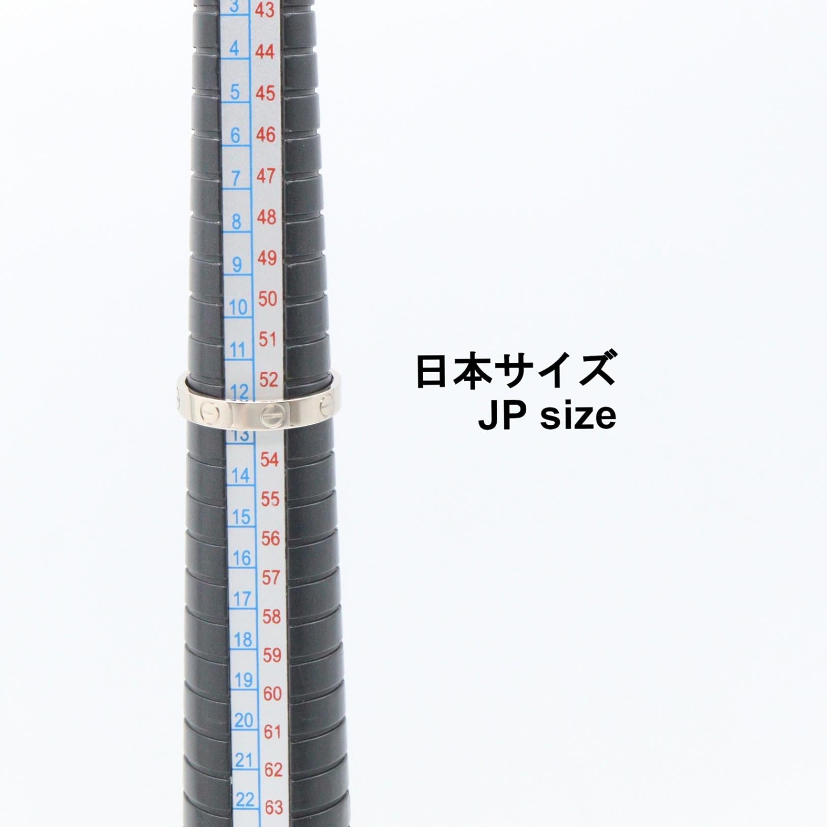 カルティエ ミニラブ Au750ホワイトゴールド リング 53号