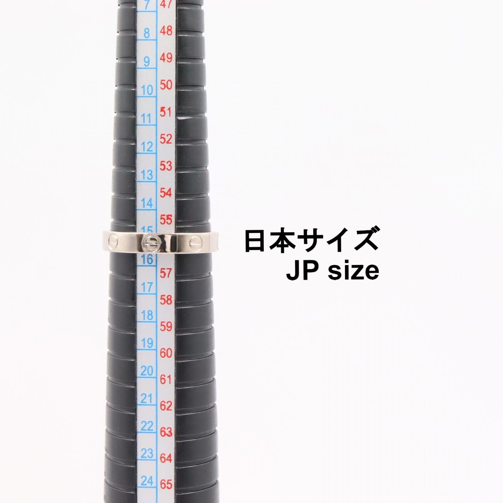 カルティエ ミニラブリング Au750ホワイトゴールド リング 15号