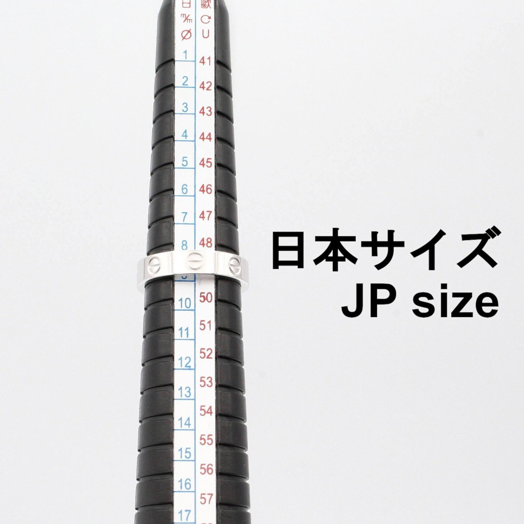 カルティエ ミニラブリング K18WG ダイヤモンド リング 8.5号