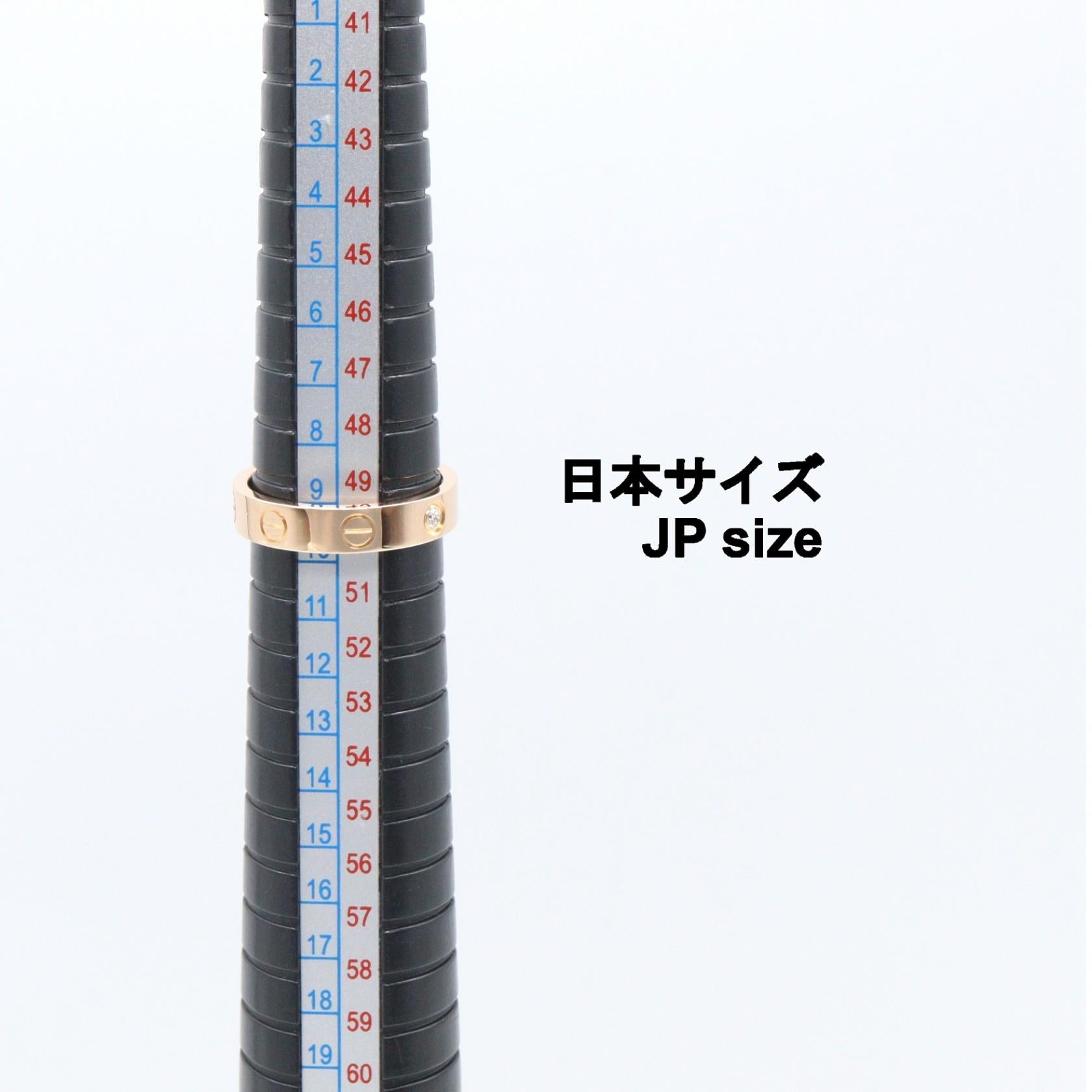 カルティエ ミニラブリング Au750 リング 9号