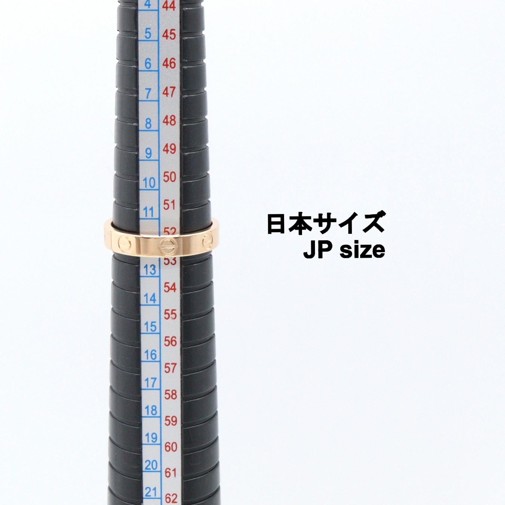 カルティエ ミニラブ Au750リング 53号