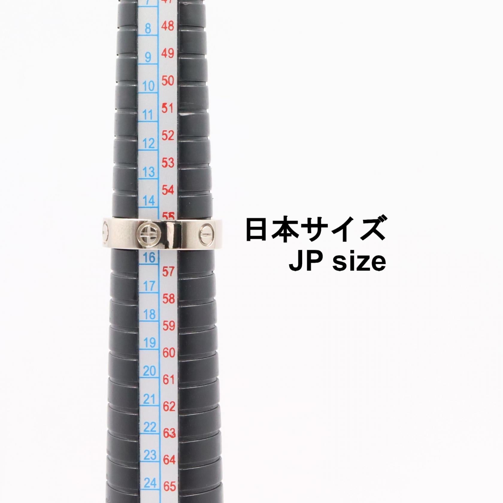 カルティエ ラブ Au750ホワイトゴールド リング 15号