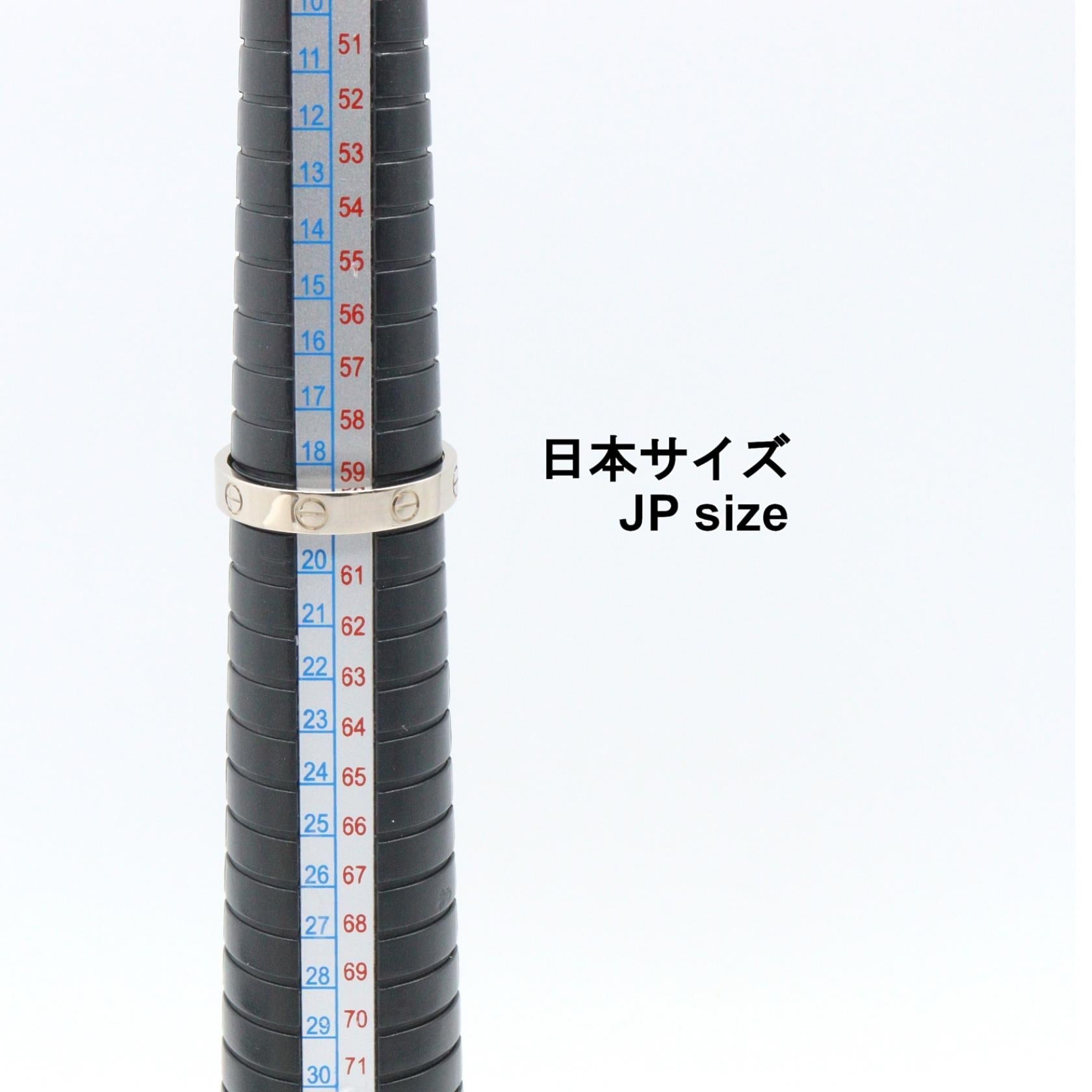 カルティエ ミニラブ Au750ホワイトゴールド リング 18.5号