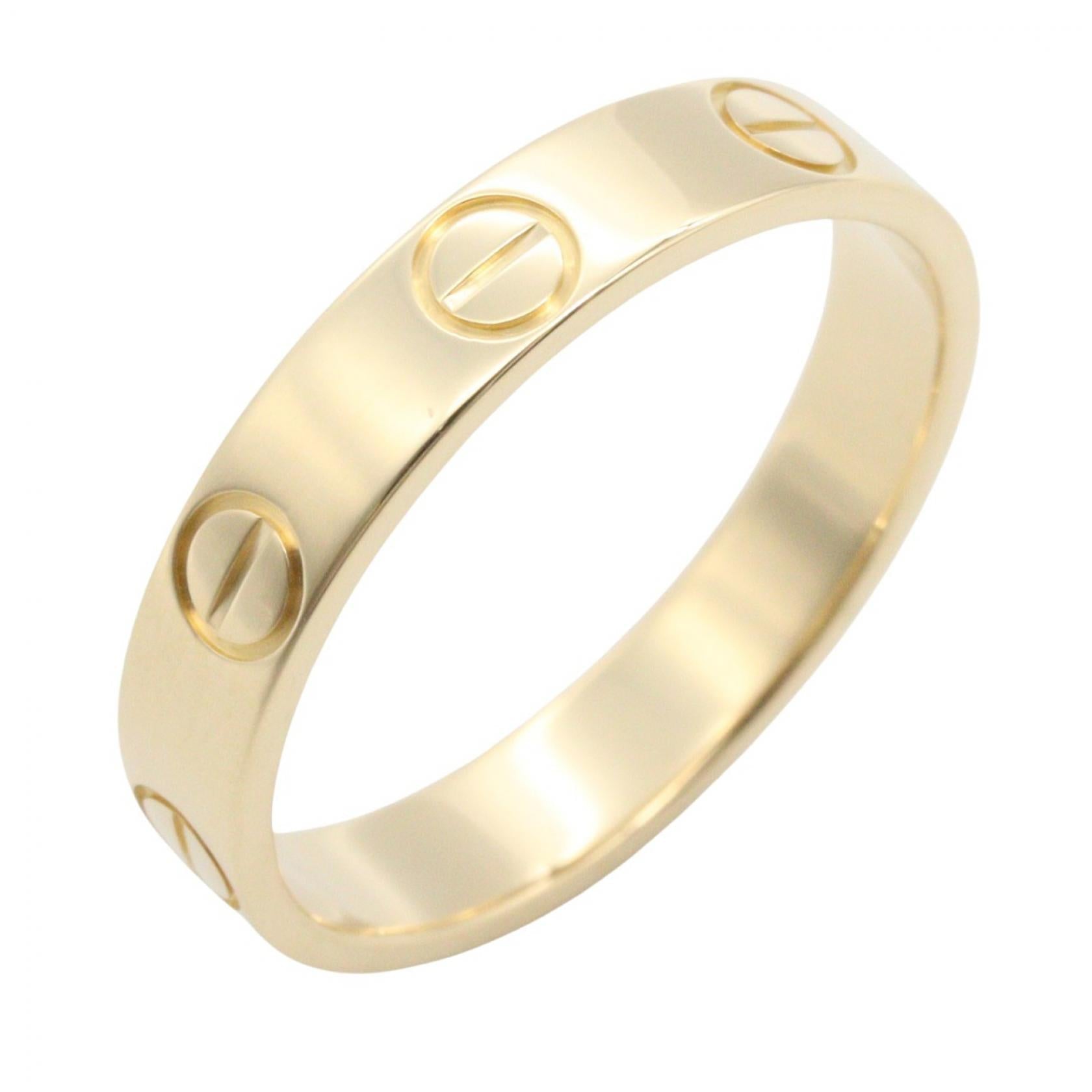 カルティエ ミニラブ Au750 リング 50号