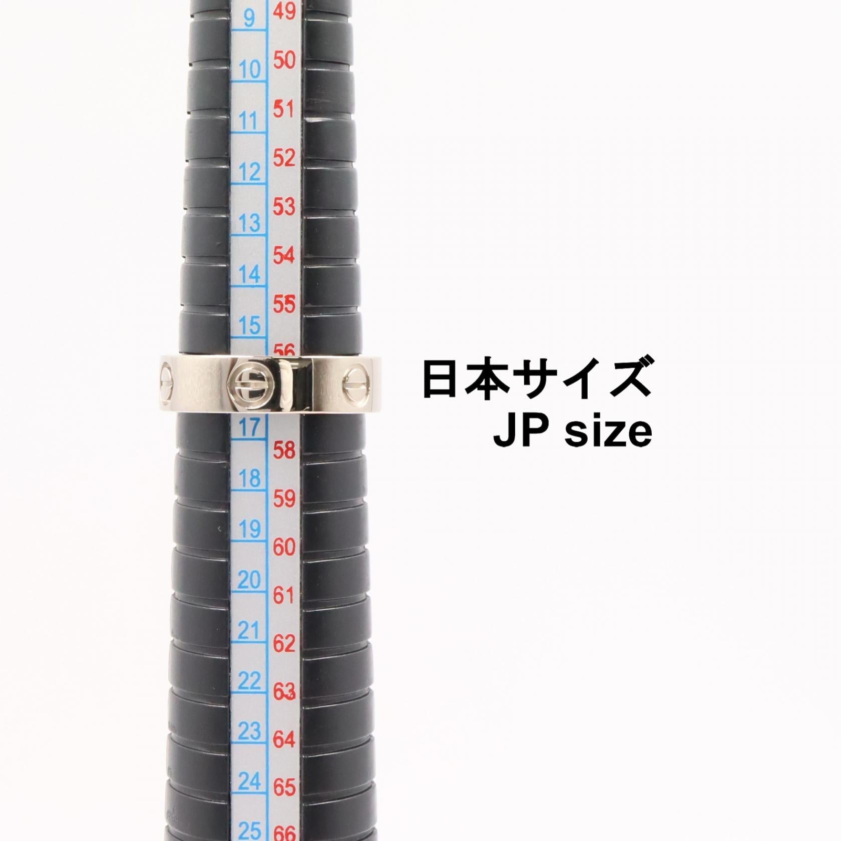 カルティエ ラブ Au750ホワイトゴールド リング 16号