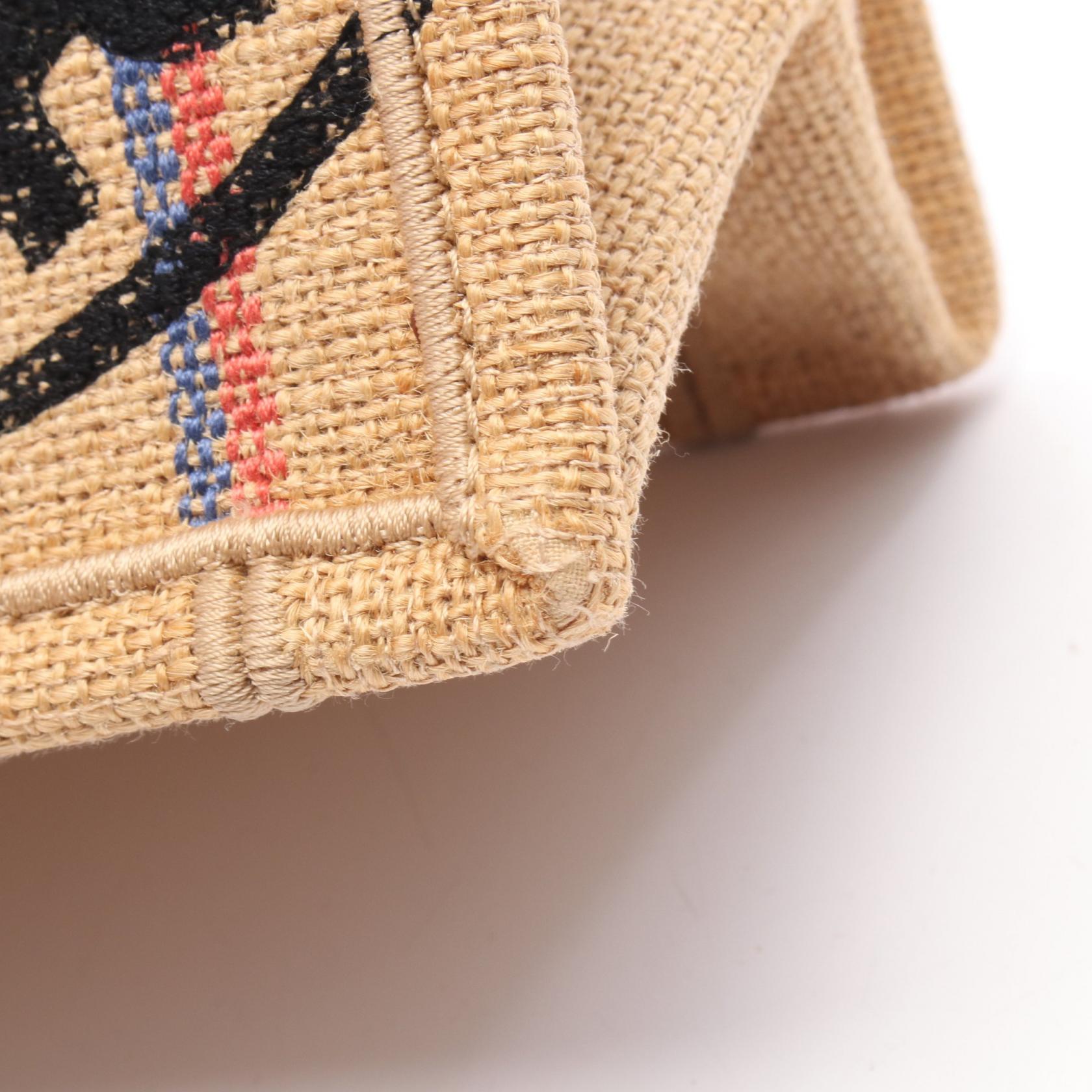 ディオール BOOK TOTE ディオールユニオン ジュート トートバッグ