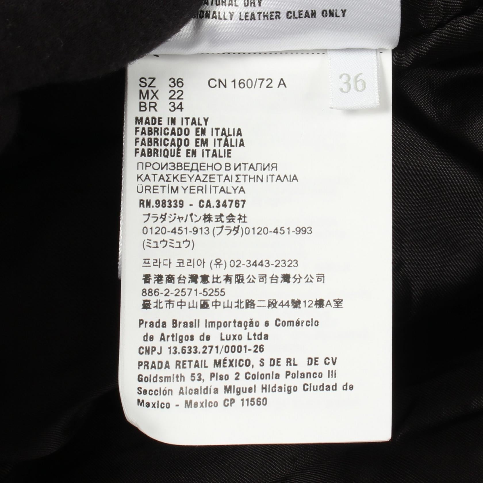 ミュウミュウ ロゴパッチ レザーブルゾン