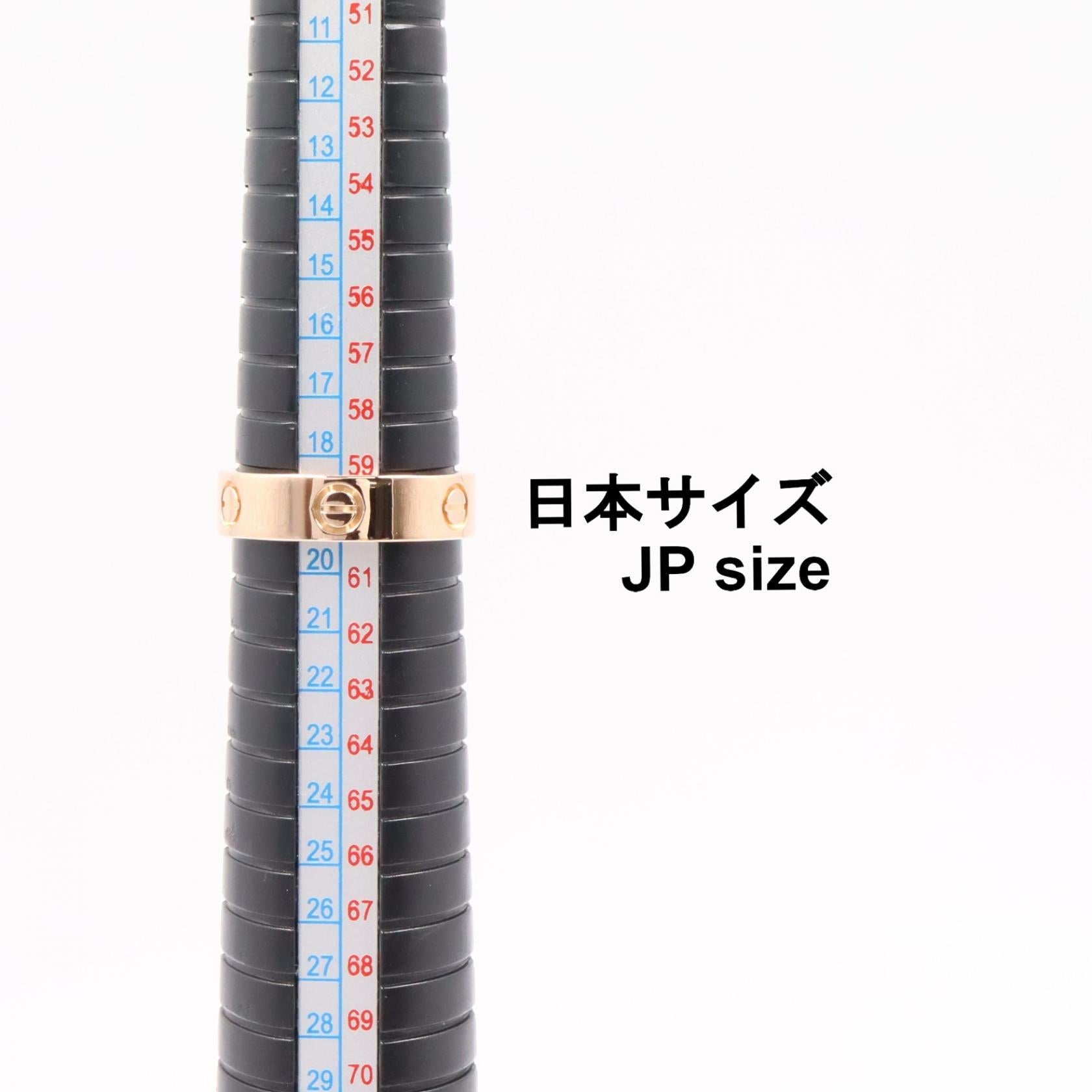 カルティエ ラブ Au750ピンクゴールド リング 19号