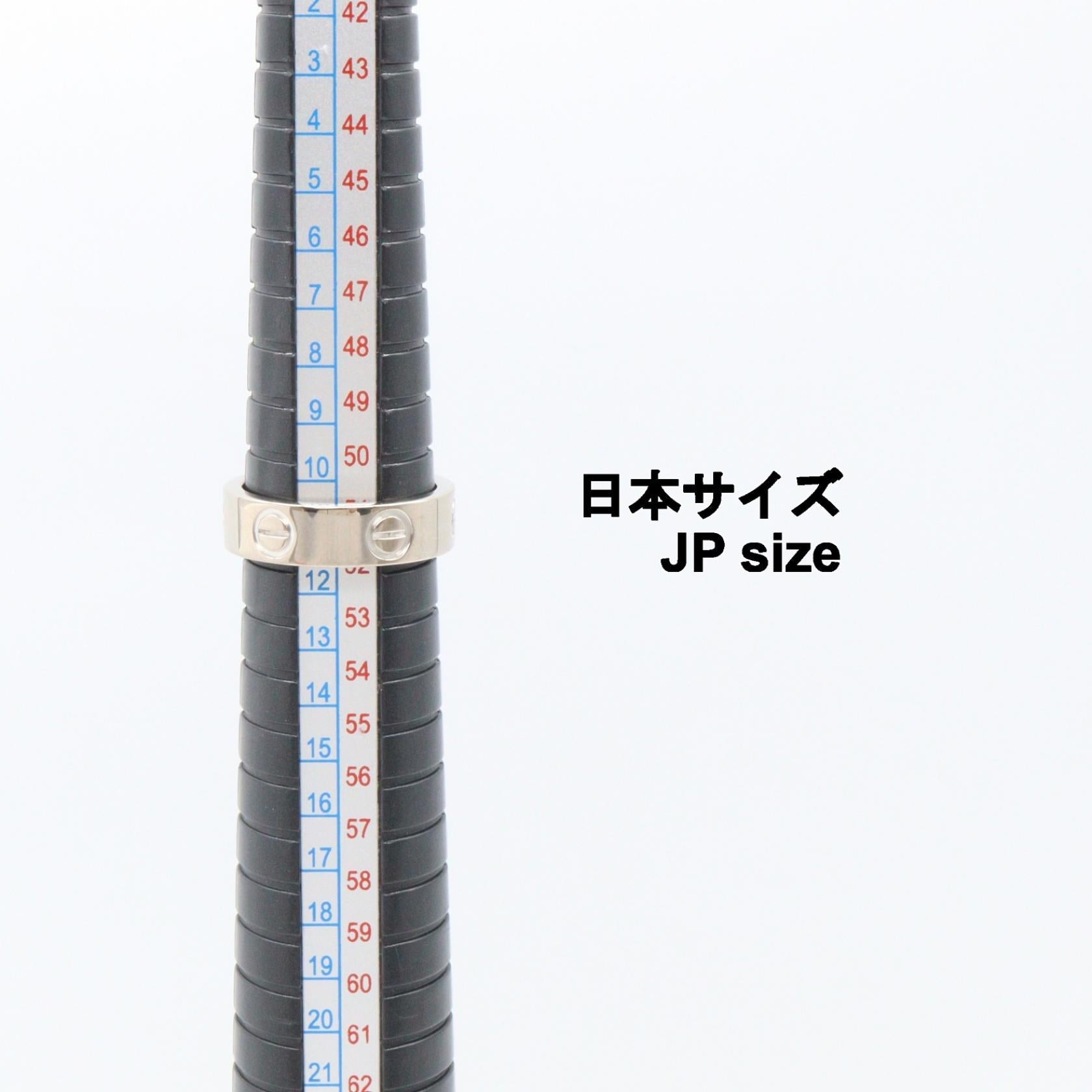 カルティエ ラブ Au750ホワイトゴールド リング 11号