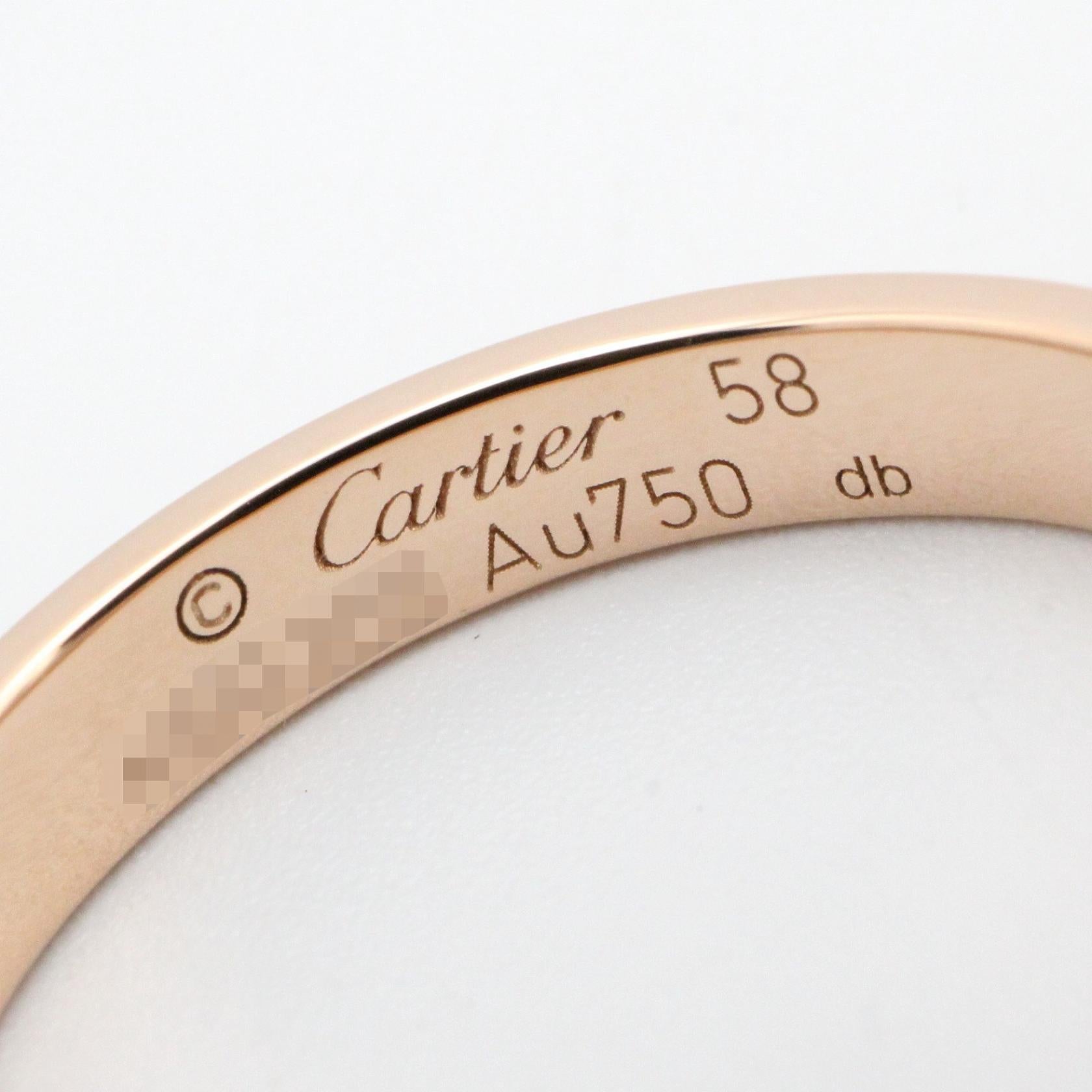 カルティエ ミニラブ Au750ピンクゴールド リング 17号