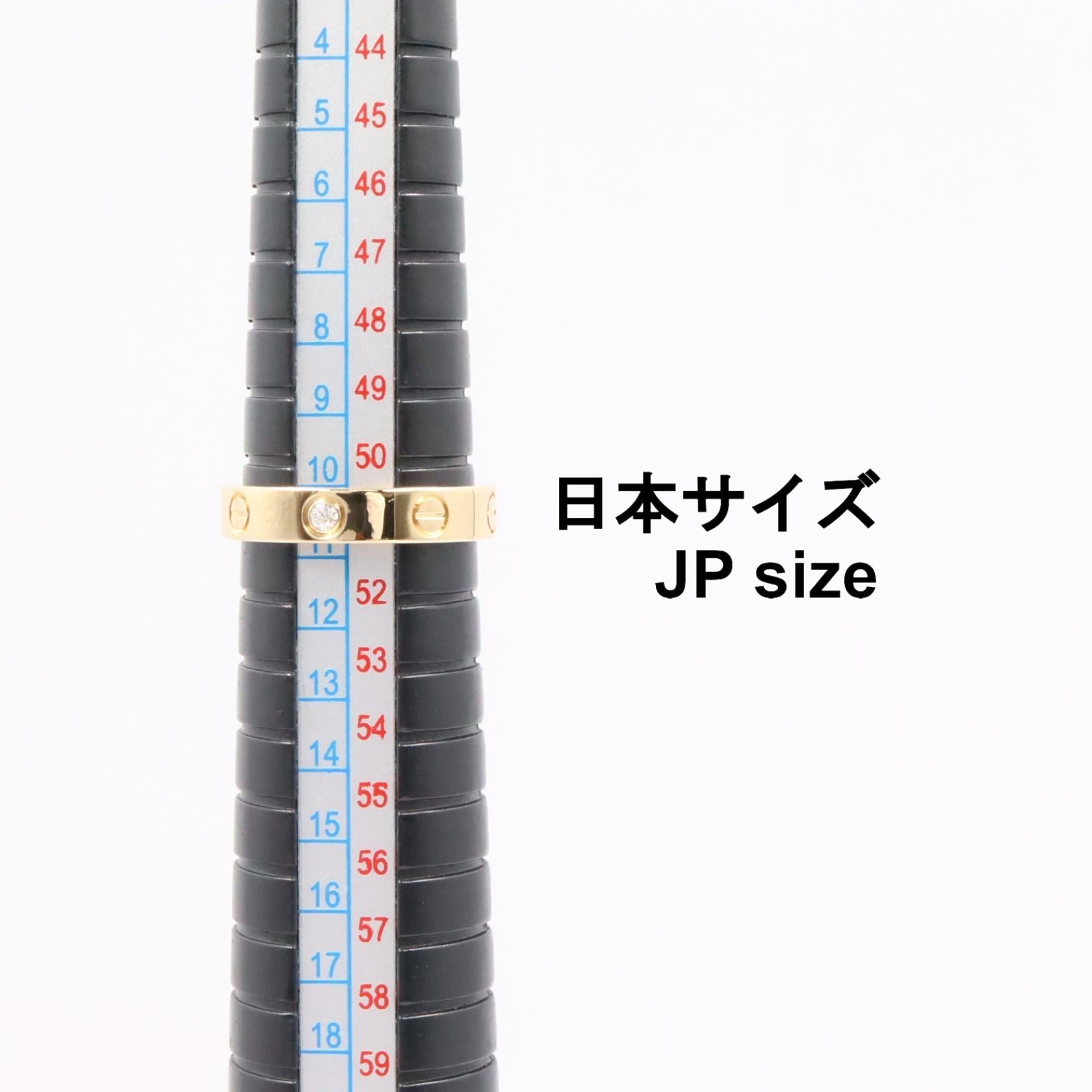 カルティエ ミニラブ Au750 ダイヤモンドリング 51号