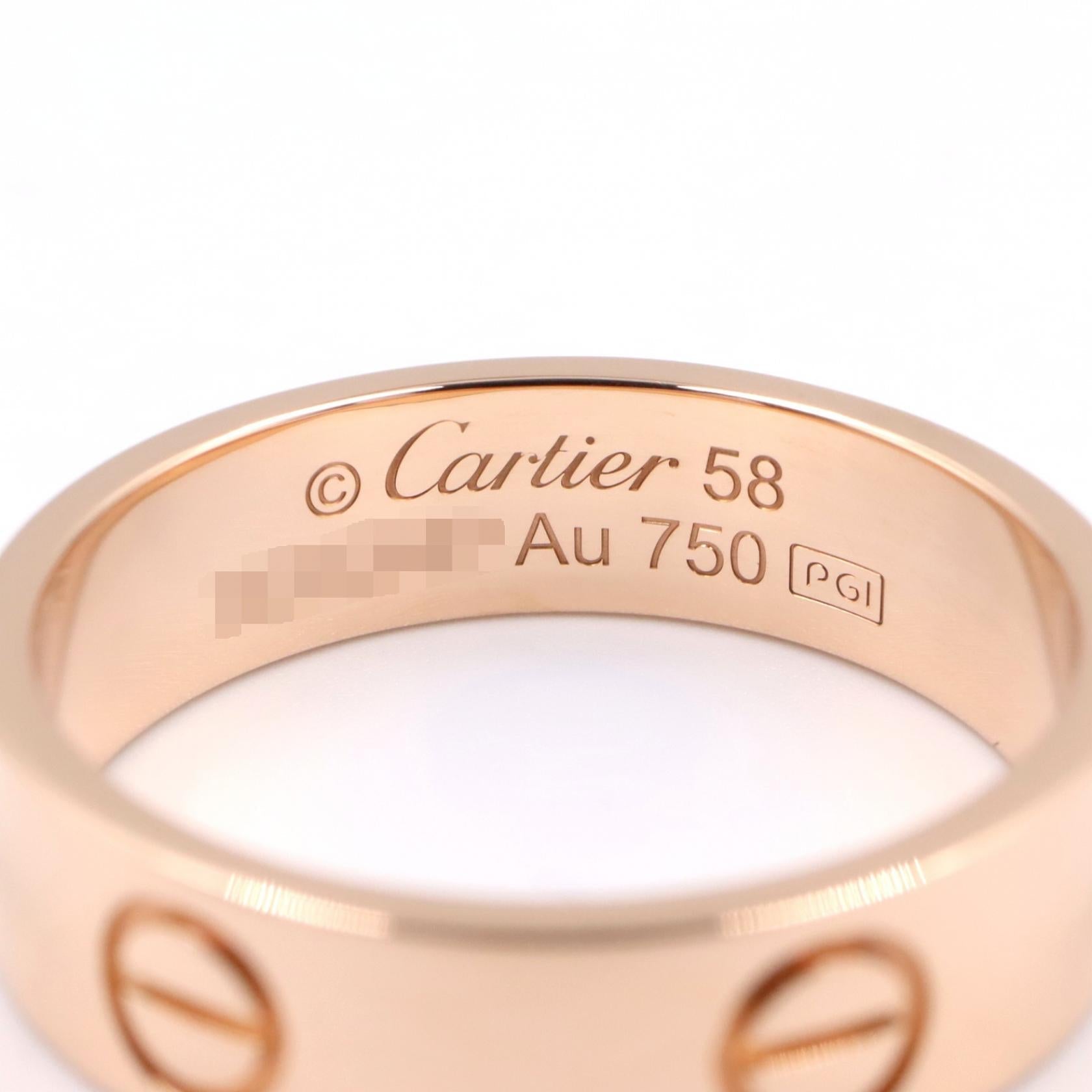 カルティエ ラブ Au750 リング 17号