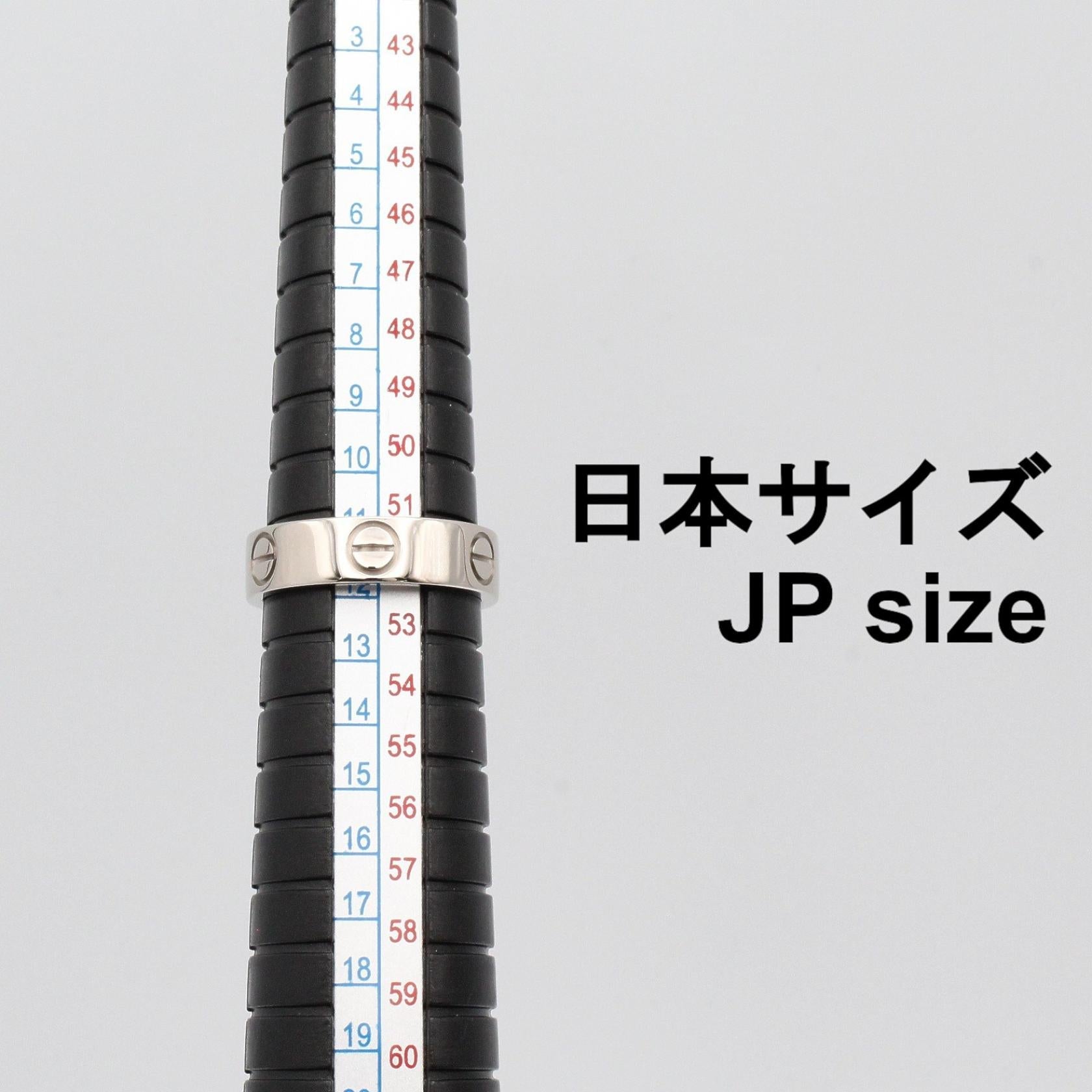 カルティエ ラブ Au750ホワイトゴールド リング 52号