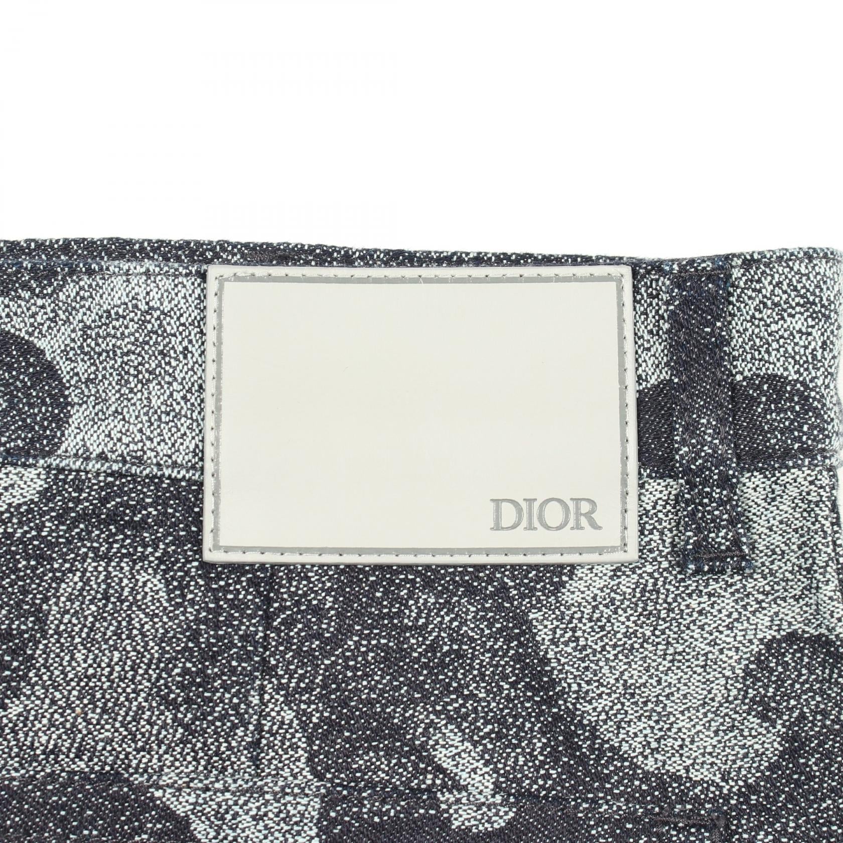 ディオール クリスチャンディオール × PETER DOIG コットンデニムパンツ
