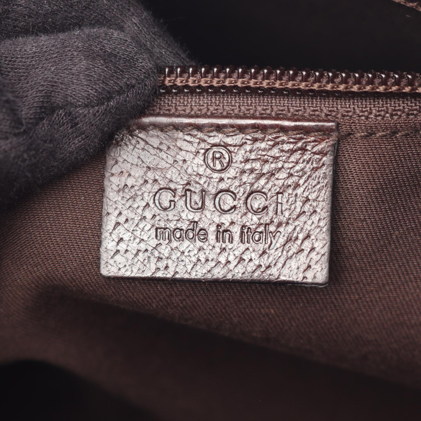 グッチ GGキャンバス レザーショルダーバッグ