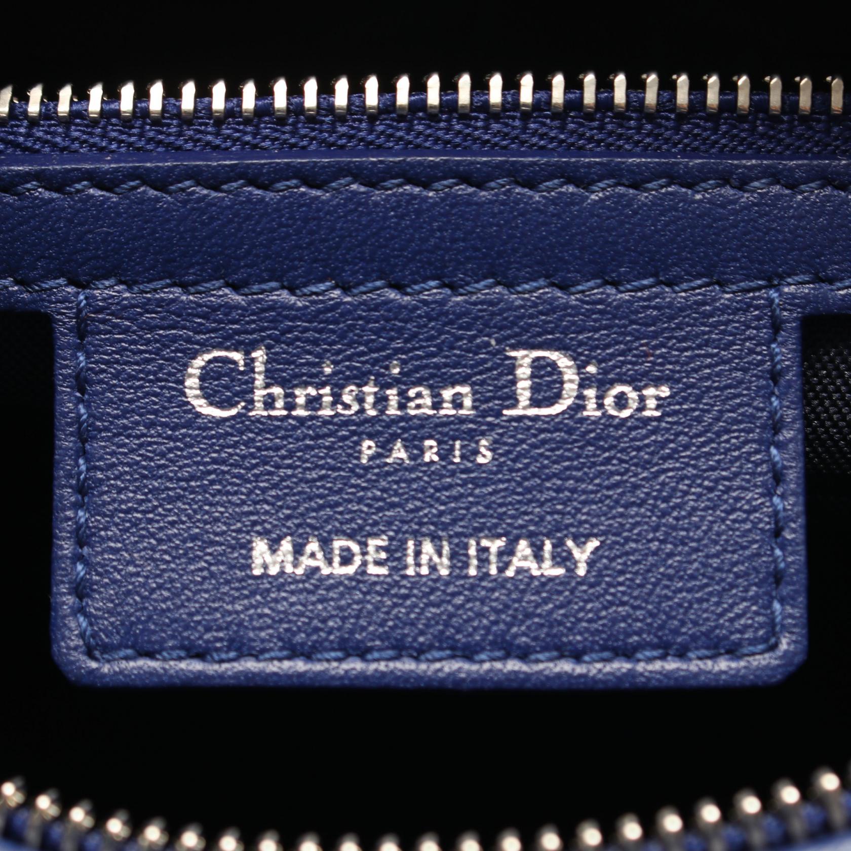 ディオール LADY DIOR レザー ハンドバッグ