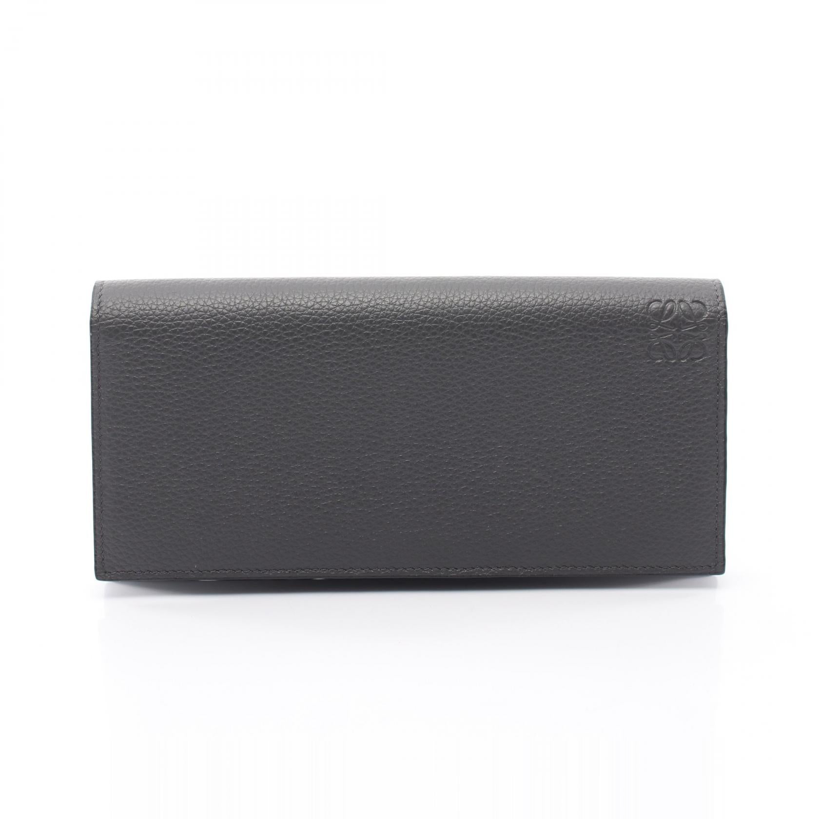 ロエベ ロングホリゾンタルウォレット レザー長財布