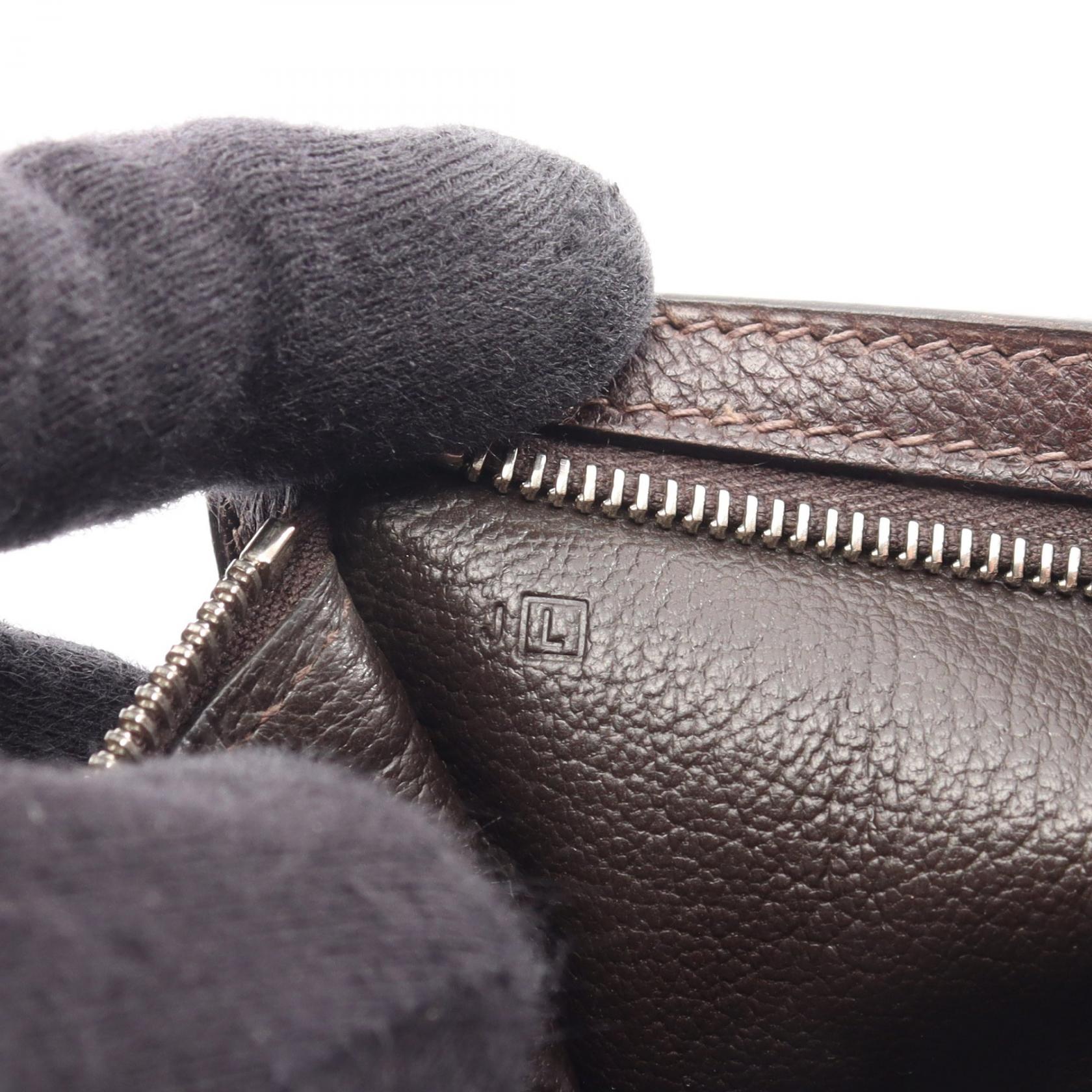 エルメス ジップサック シェーブル 長財布