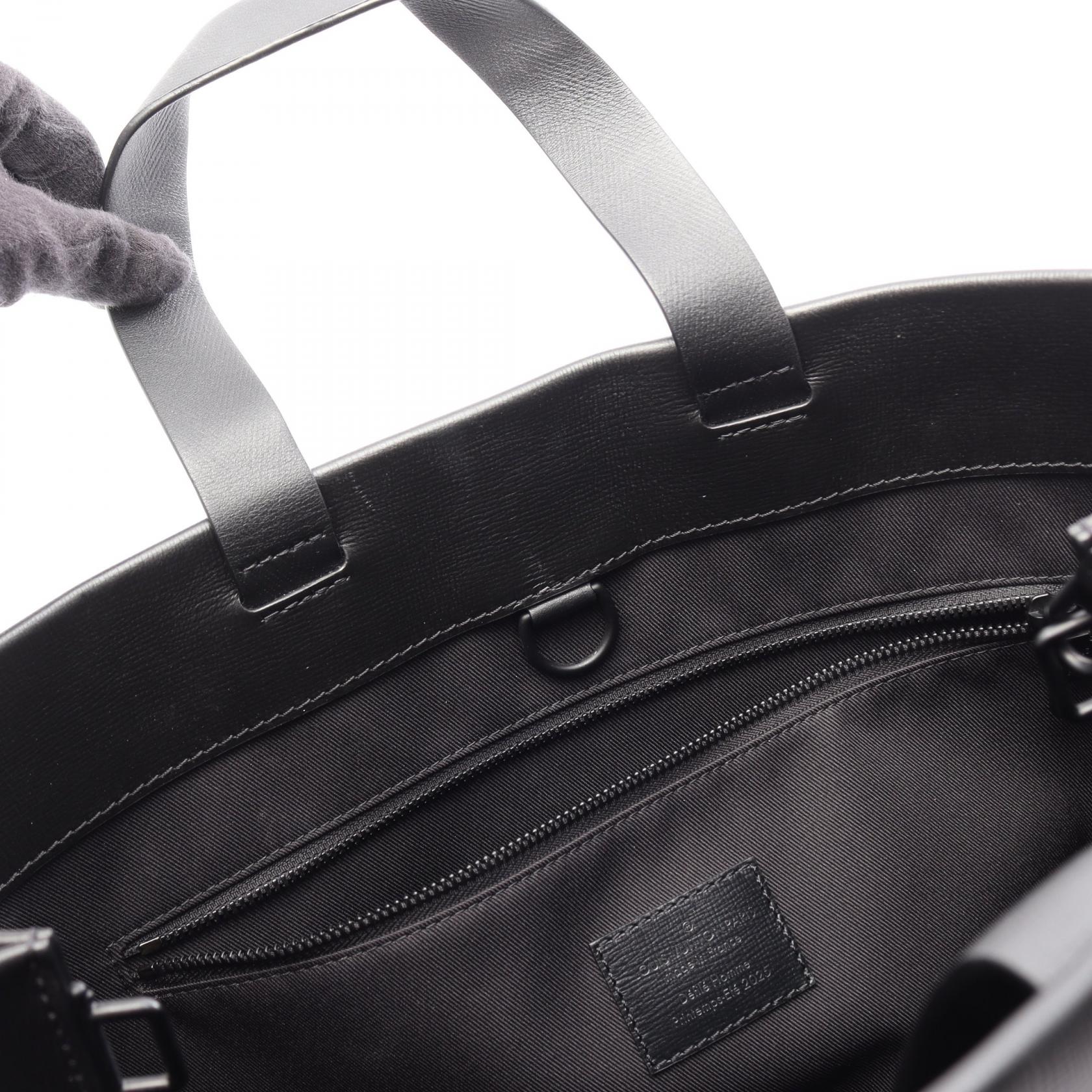 ルイヴィトン ショッパートートMM レザートートバッグ