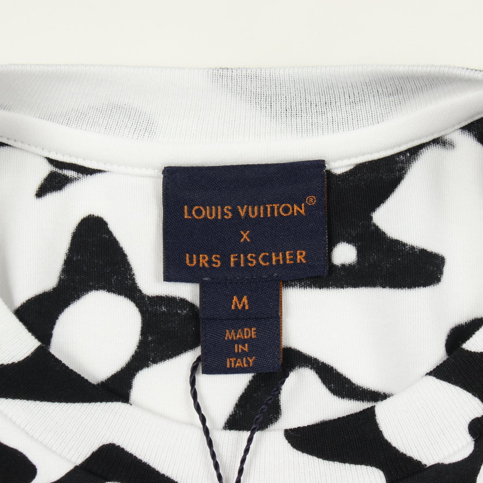 ルイヴィトン URS FISCHER コットン半袖Tシャツ