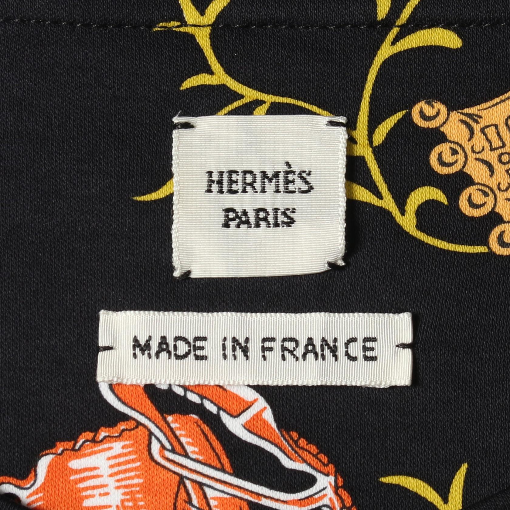 エルメス インターロックマキシ コットン半袖Tシャツ