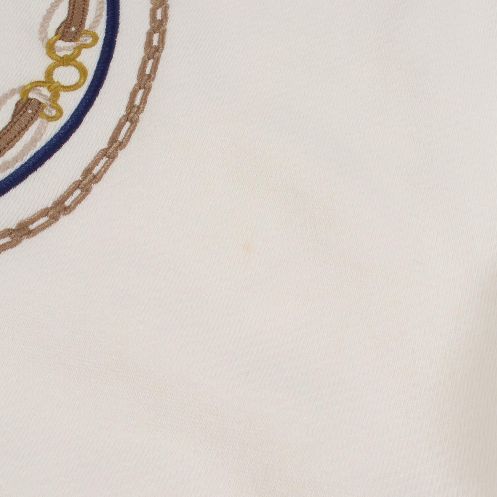 グッチ ロゴ刺繍コットンスウェット