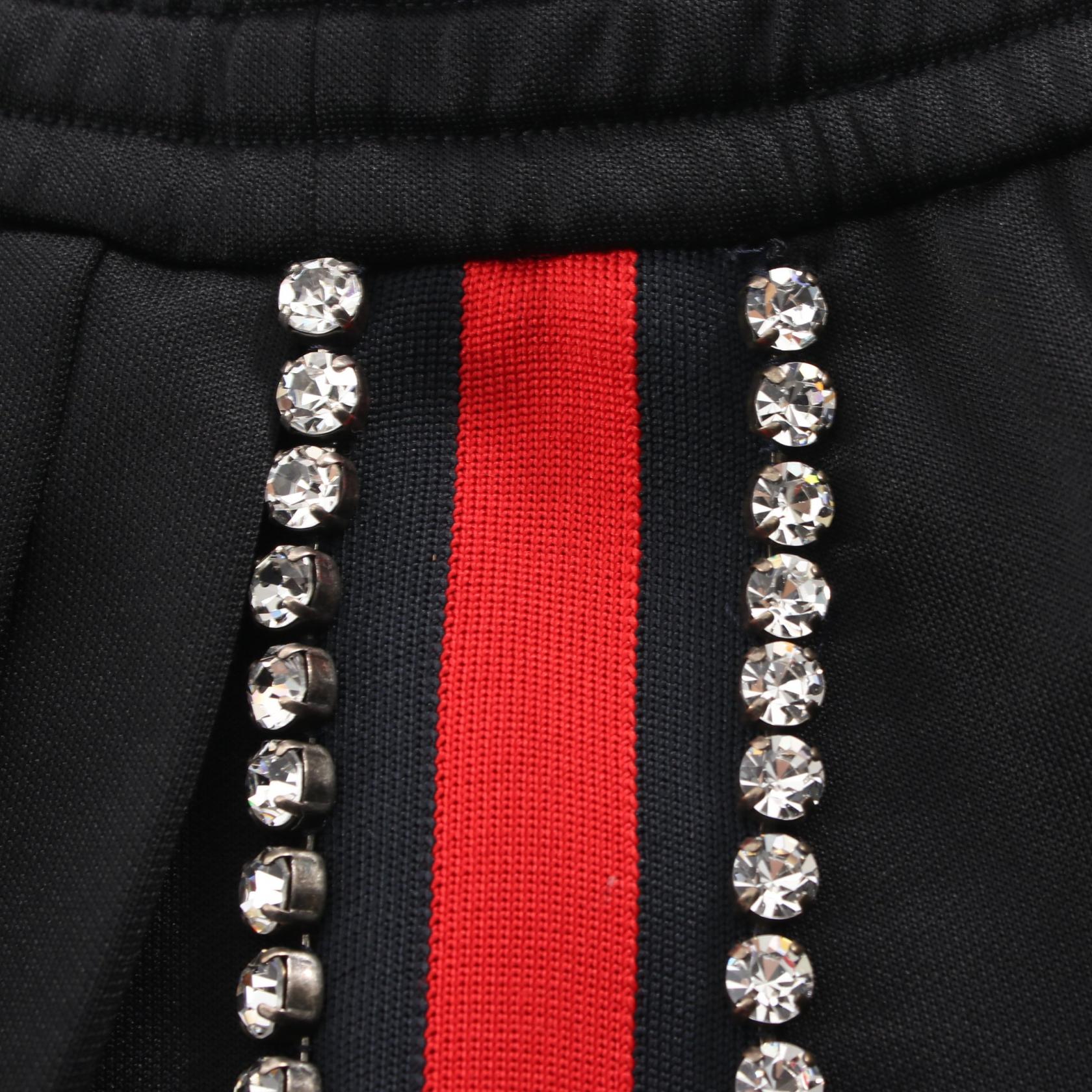 グッチ サイドラインプリーツジャージー コットンポリエステルスカート