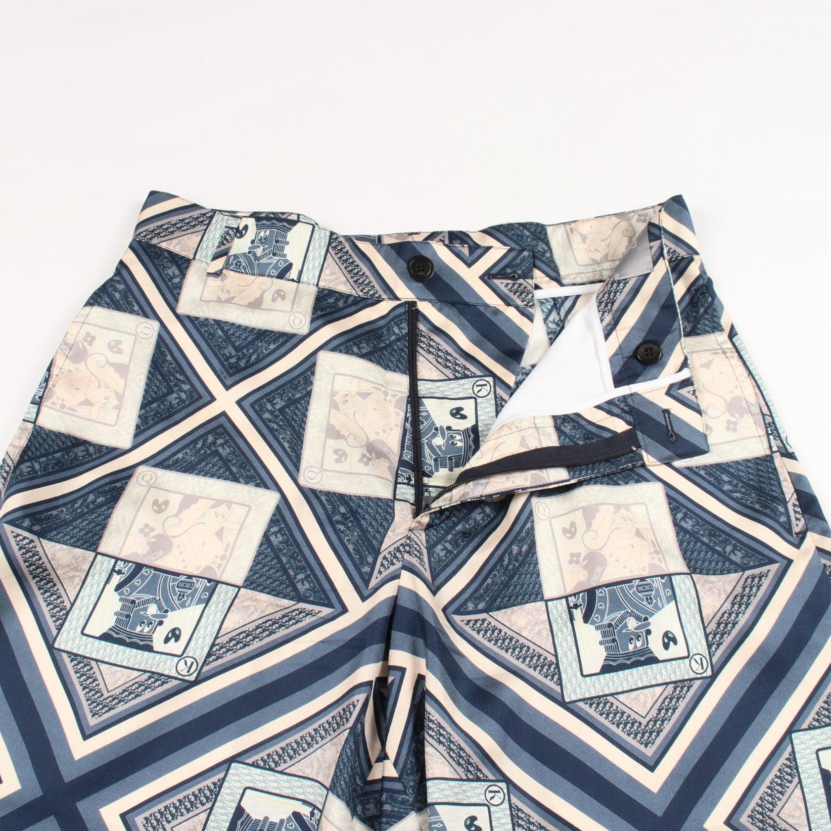 ディオール DIOR × KENNY SCHARF シルクショートパンツ