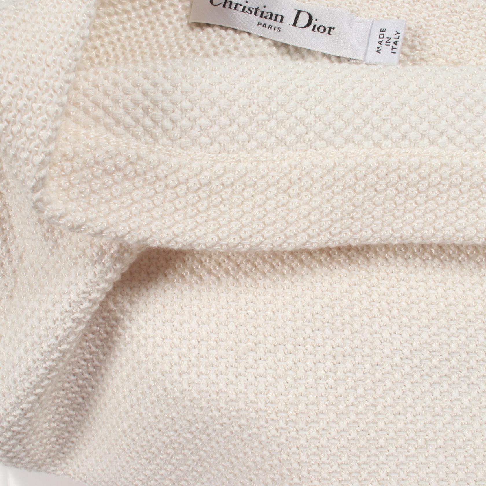 ディオール DIOR MARINIERE コットンシルクスカート