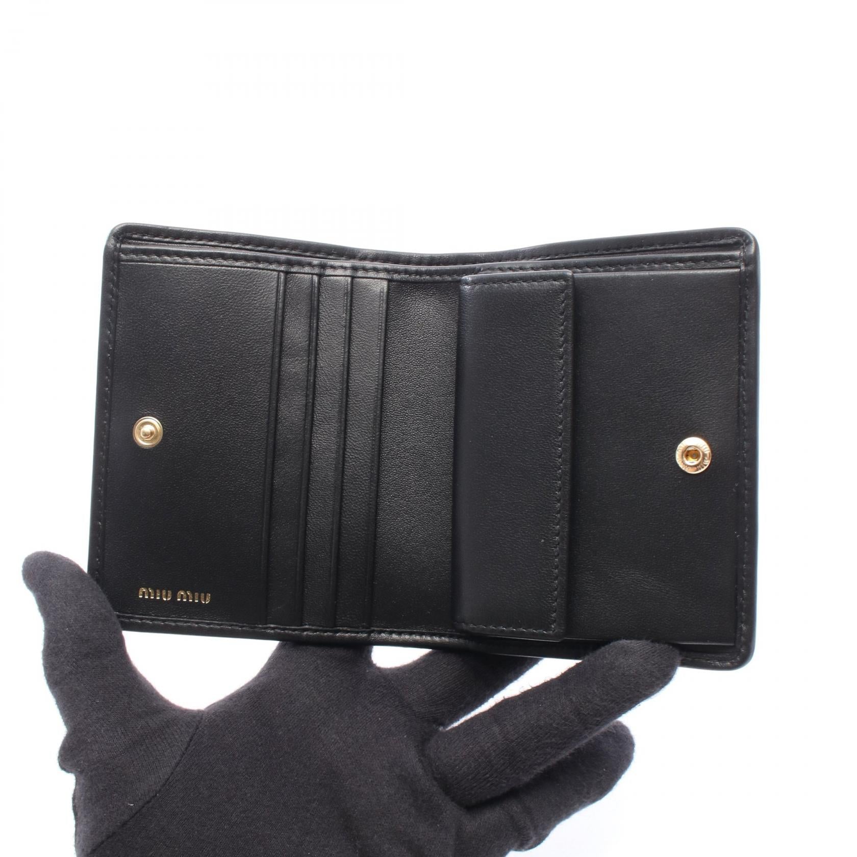 ミュウミュウ MATELASSE MIU レザー財布