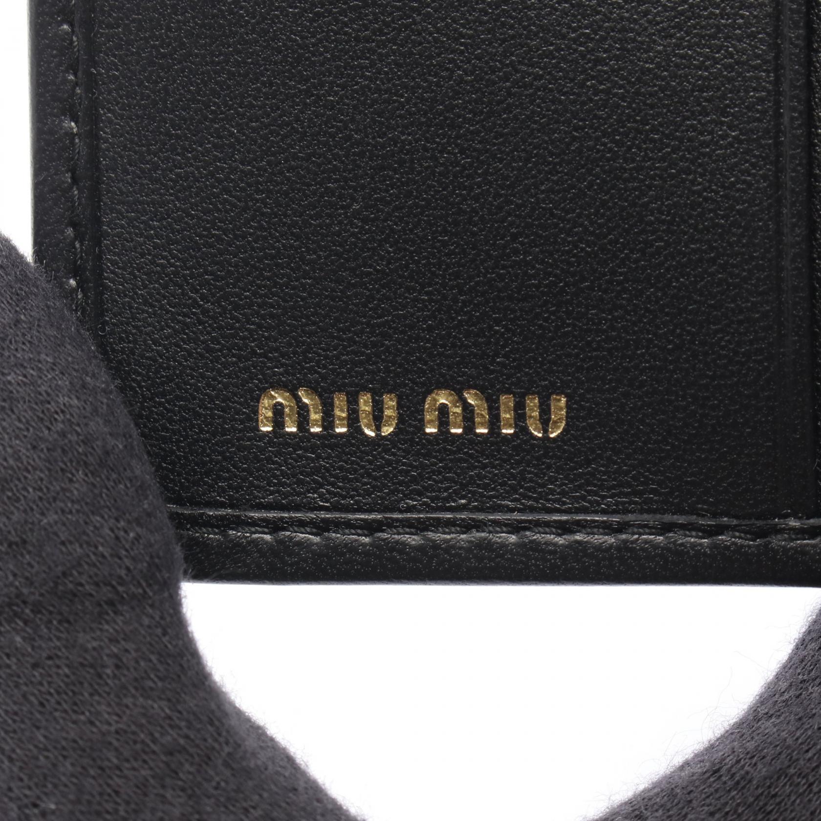 ミュウミュウ MATELASSE MIU レザー財布