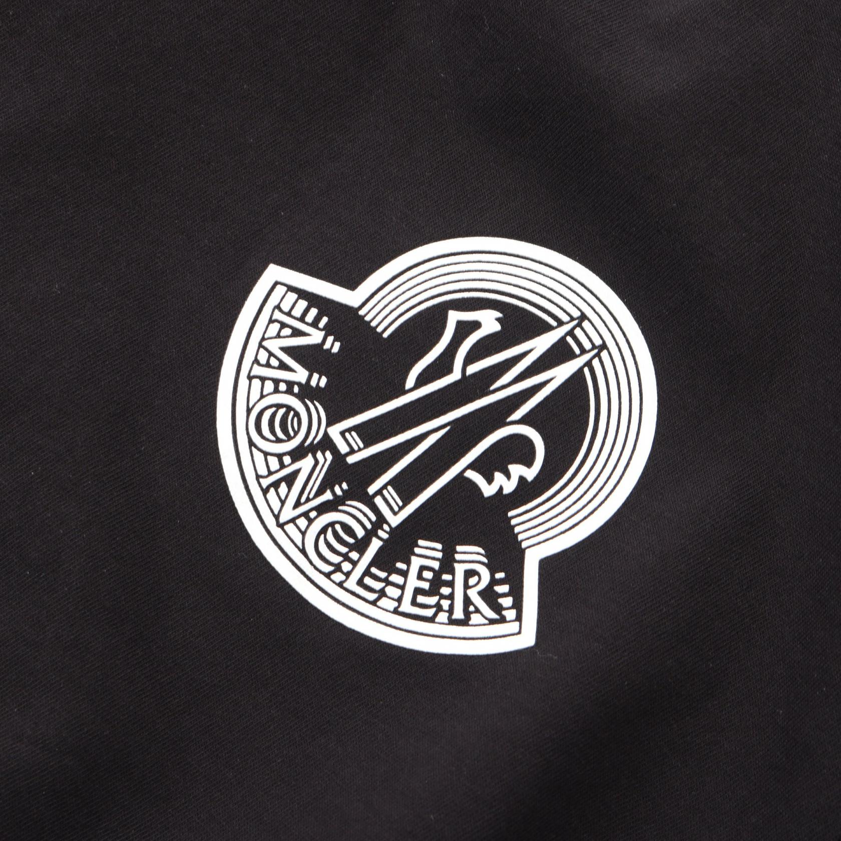 モンクレール ロゴプリント コットン 半袖Tシャツ