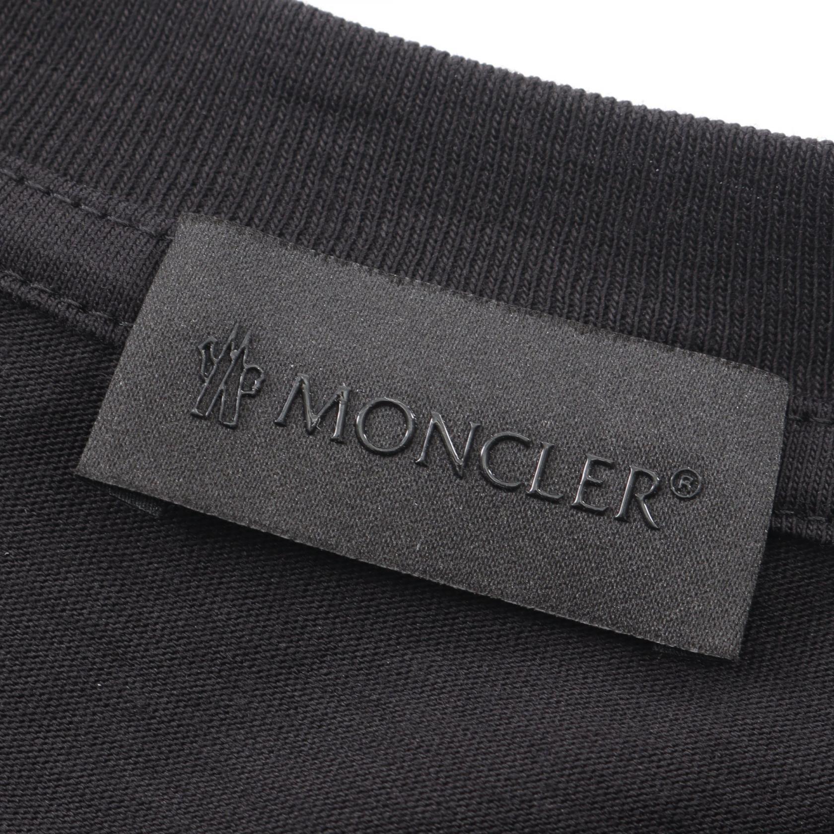 モンクレール ロゴプリント コットンTシャツ