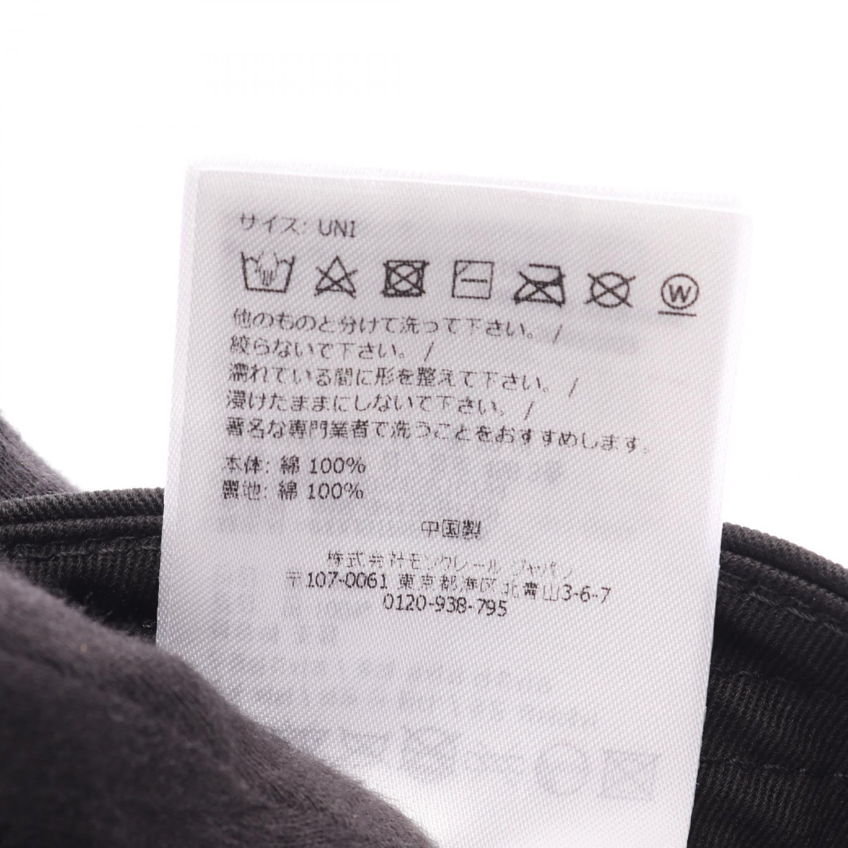 モンクレール コットン ベースボールキャップ